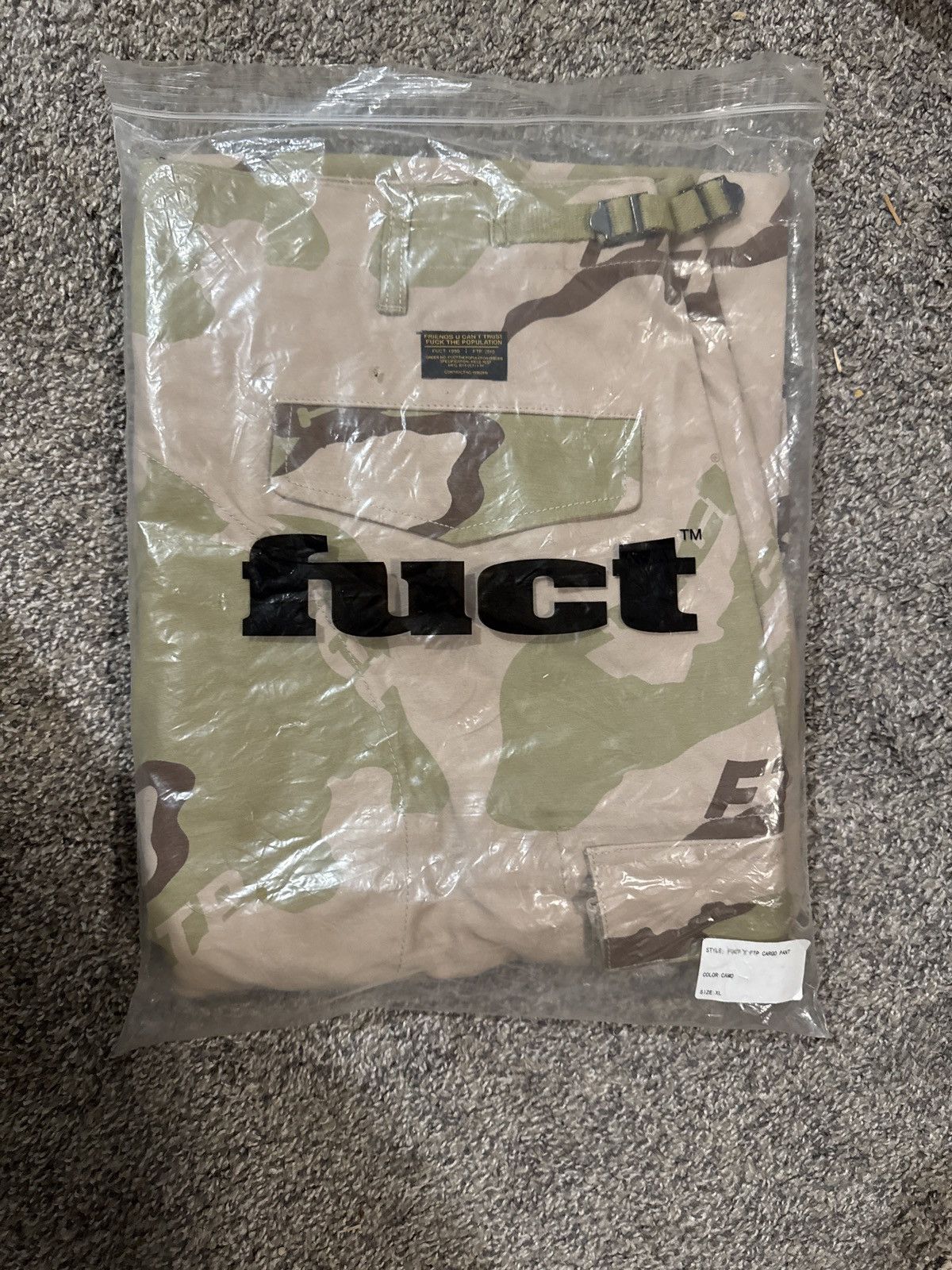 Fuck The Population Fuct x FTP Cargo Pants Size US 34 / EU 50 - 1 Thumbnail
