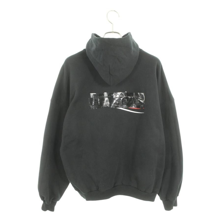 Balenciaga o1w1db10226 Gaffer Hoodie Large Fit in Black Size US XXL / EU 58 / 5 - 2 Thumbnail