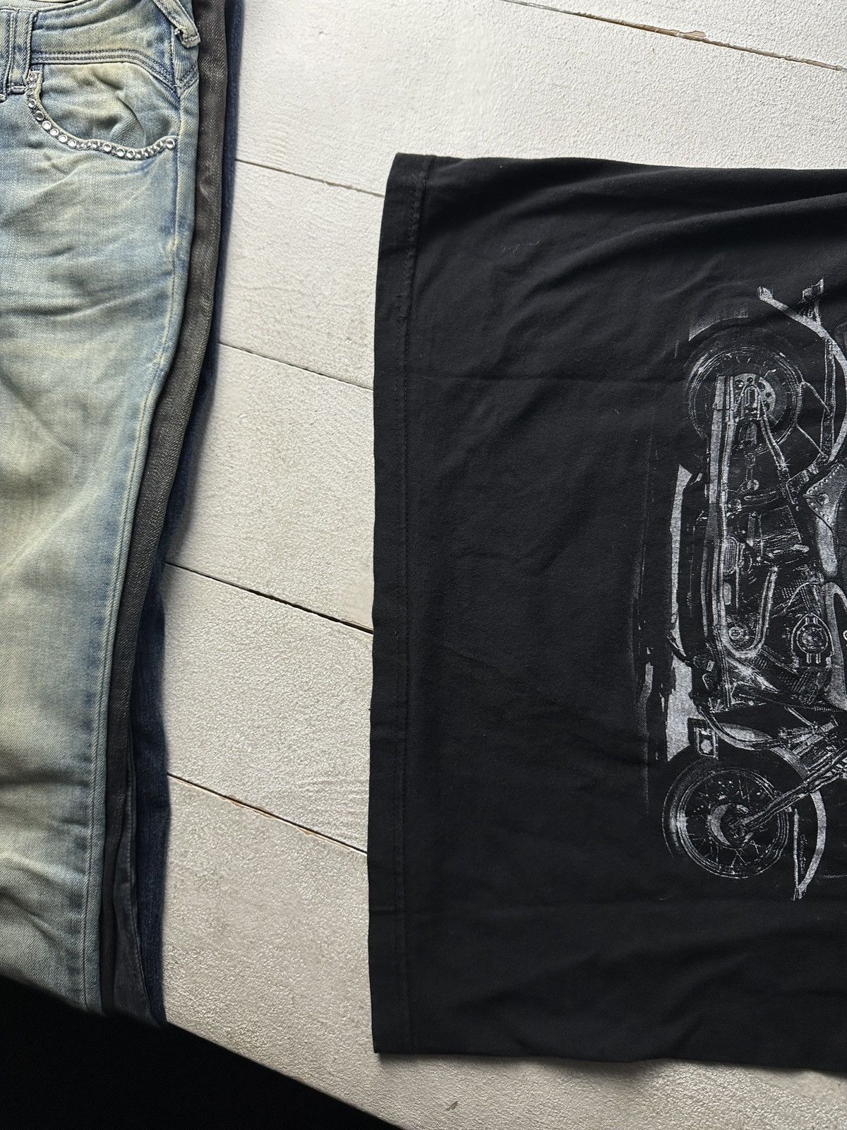 Vintage 🚨VNTG INDIANS 2008 EAGLE USA RARE MOTORCYCLE HARLEY STYLE Size US S / EU 44-46 / 1 - 12 Thumbnail