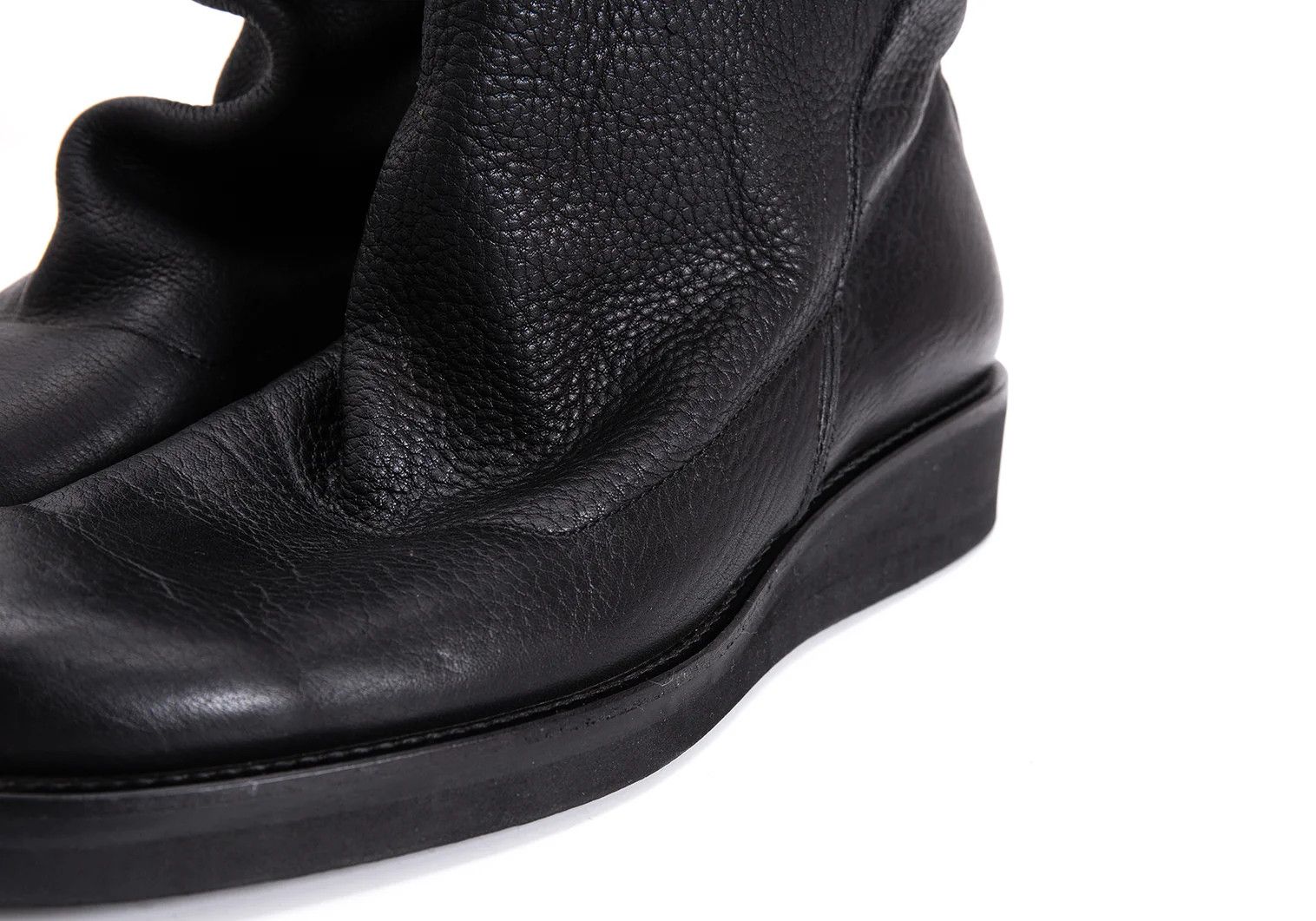 Yohji Yamamoto Yohji Yamamoto Leather Long Boots Black 26cm Size US 9 / EU 42 - 5 Thumbnail