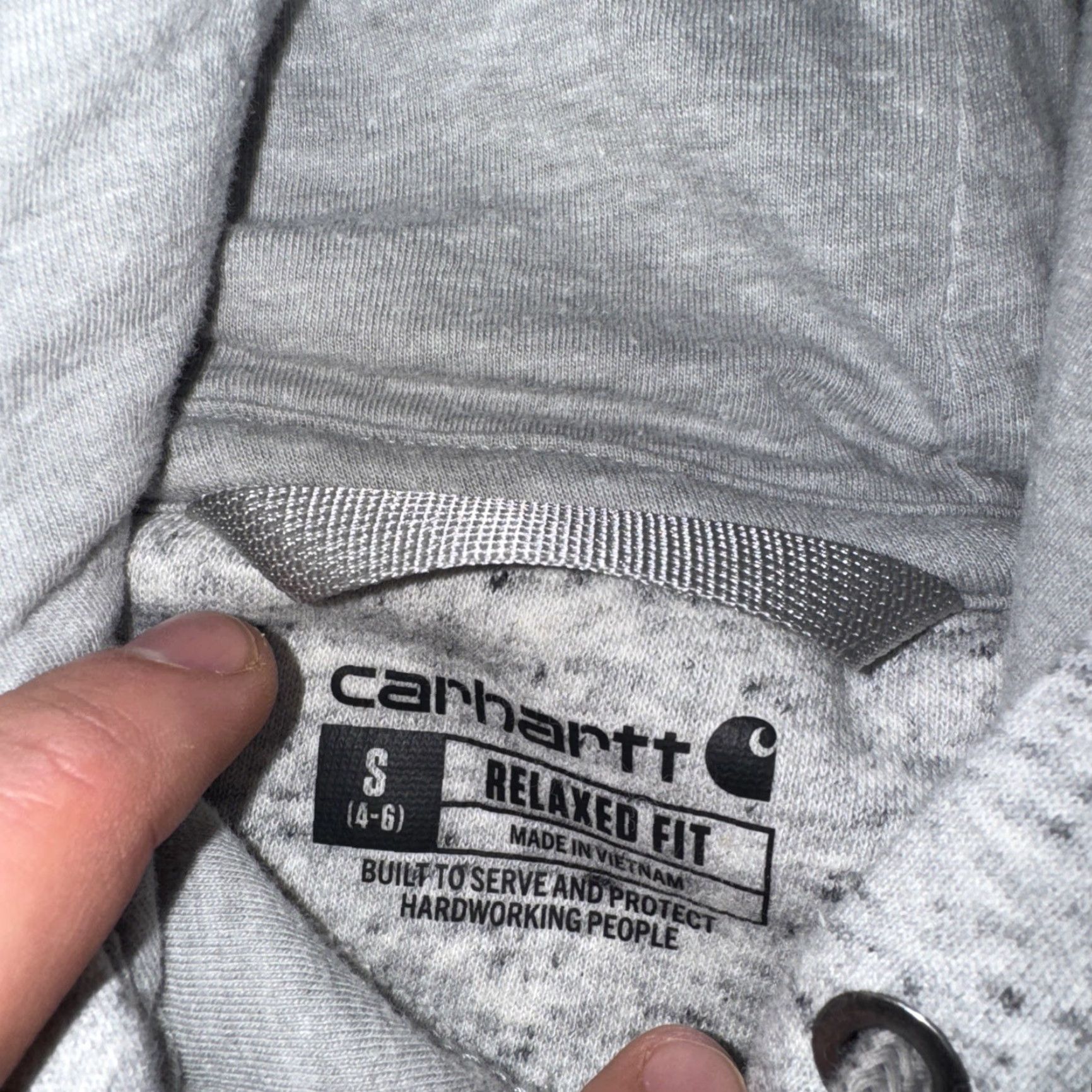 Carhartt Carhartt Hoodie Grey Small Relaxed Fit Mens Pullover Men’s S 19x25 Size US S / EU 44-46 / 1 - 4 Thumbnail