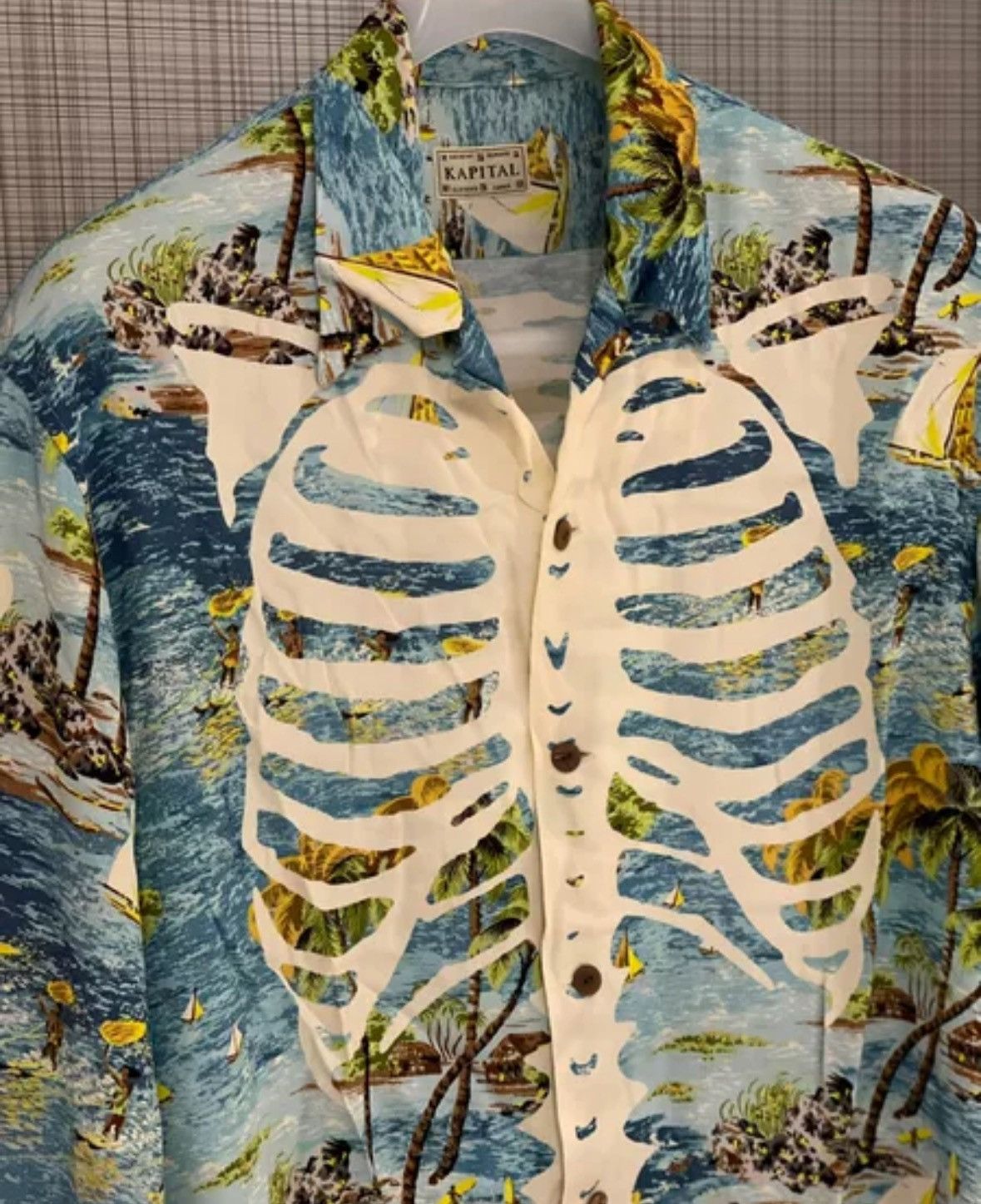 Kapital Kapital Hirata Kazuhiro Fishbone Shirt2412-Nextarrow Size US L / EU 52-54 / 3 - 4 Thumbnail