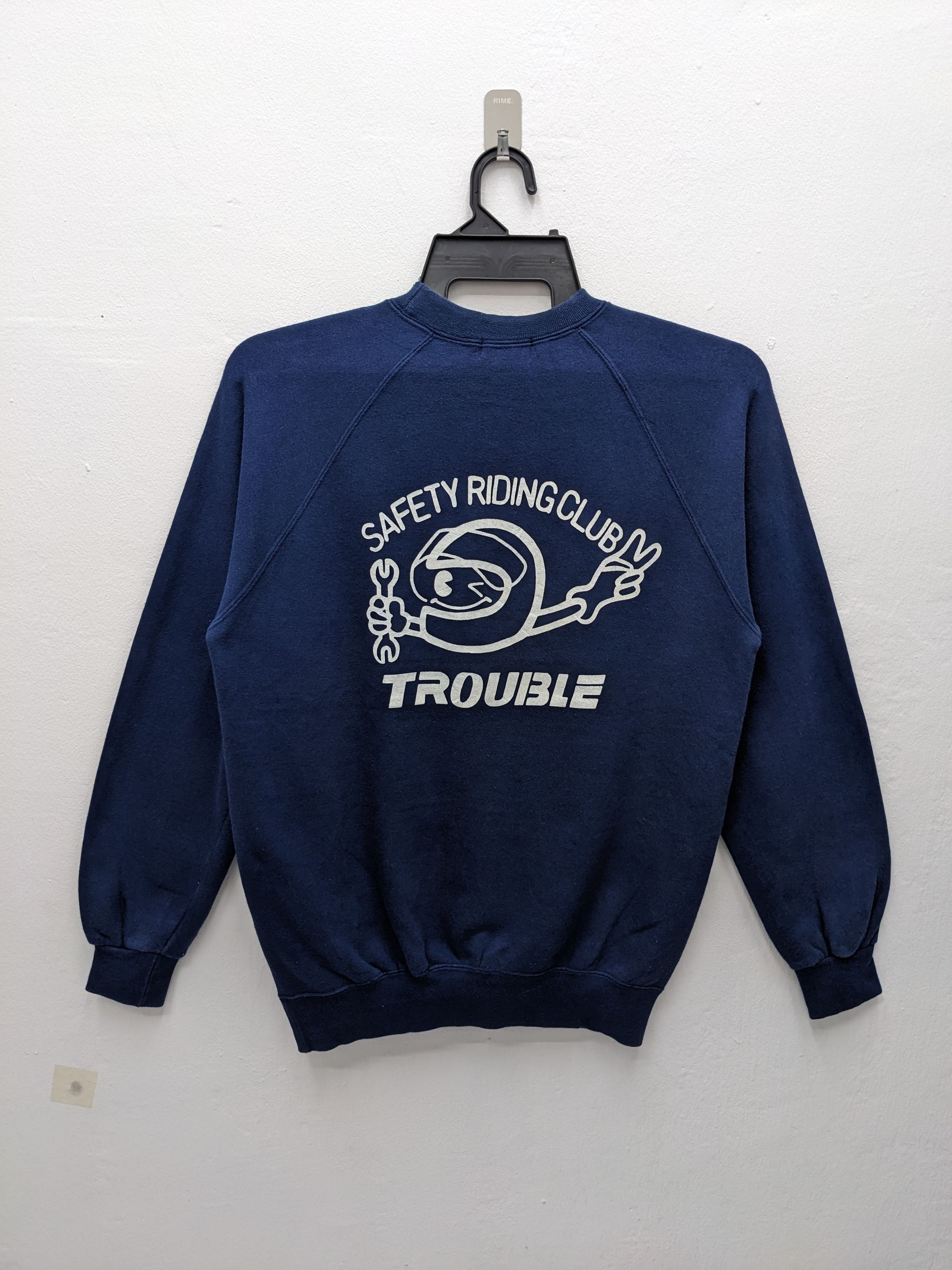 Japanese Brand × Vintage VINTAGE JAPANESE BLACK ROCK SWEATSHIRT Size US M / EU 48-50 / 2 - 2 Thumbnail