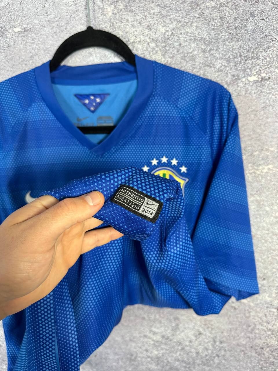 Nike Vintage Brazil National Team 2014 Nike Soccer Jersey Size US L / EU 52-54 / 3 - 10 Thumbnail