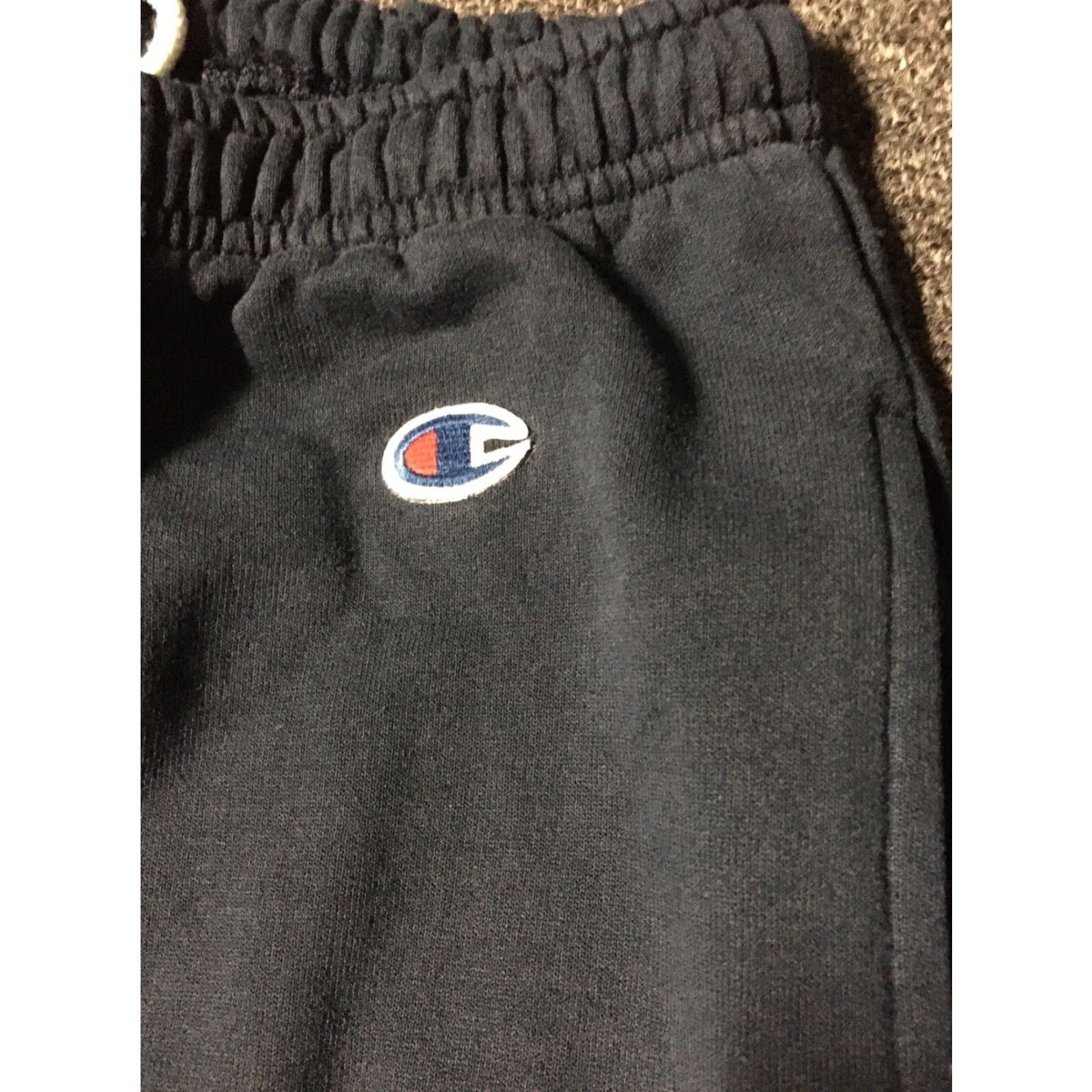 Champion VINTAGE Champion 90s NAU Spellout Sweatpants Men S Navy Blue Sports Track College USA Grunge Hip Hop PE Size US 29 - 3 Thumbnail