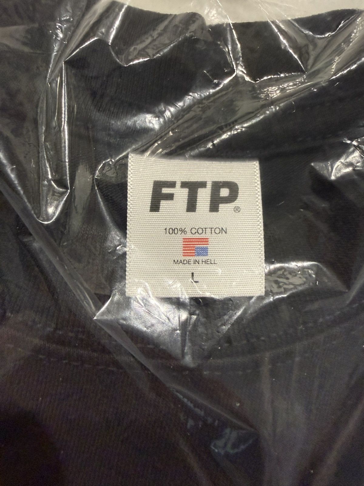 Fuck The Population Fuck The Population Grave Logo Tee - Black Large Size US L / EU 52-54 / 3 - 4 Thumbnail