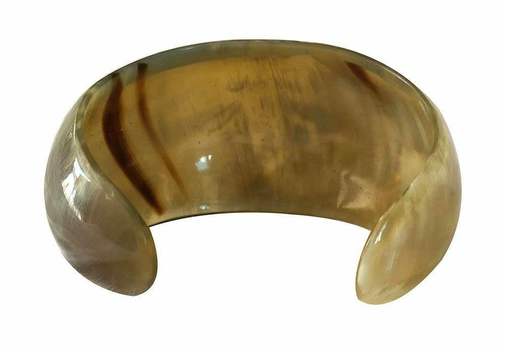 Designer New Textured Cow Horn Bracelet. Size ONE SIZE - 1 Thumbnail