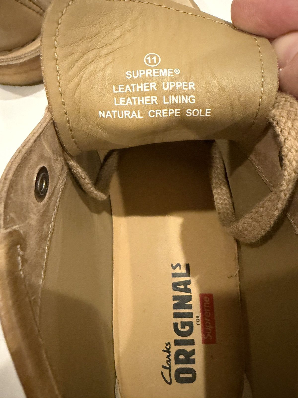 Clarks × Supreme VNDS Supreme Clarks Tan Chukka Boots Size 11 S/S Size 11 Size US 11 / EU 44 - 6 Thumbnail