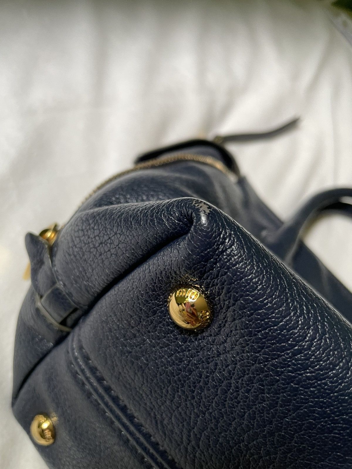 Miu Miu Miu Miu Navy Crossbody Bag Size ONE SIZE - 12 Thumbnail