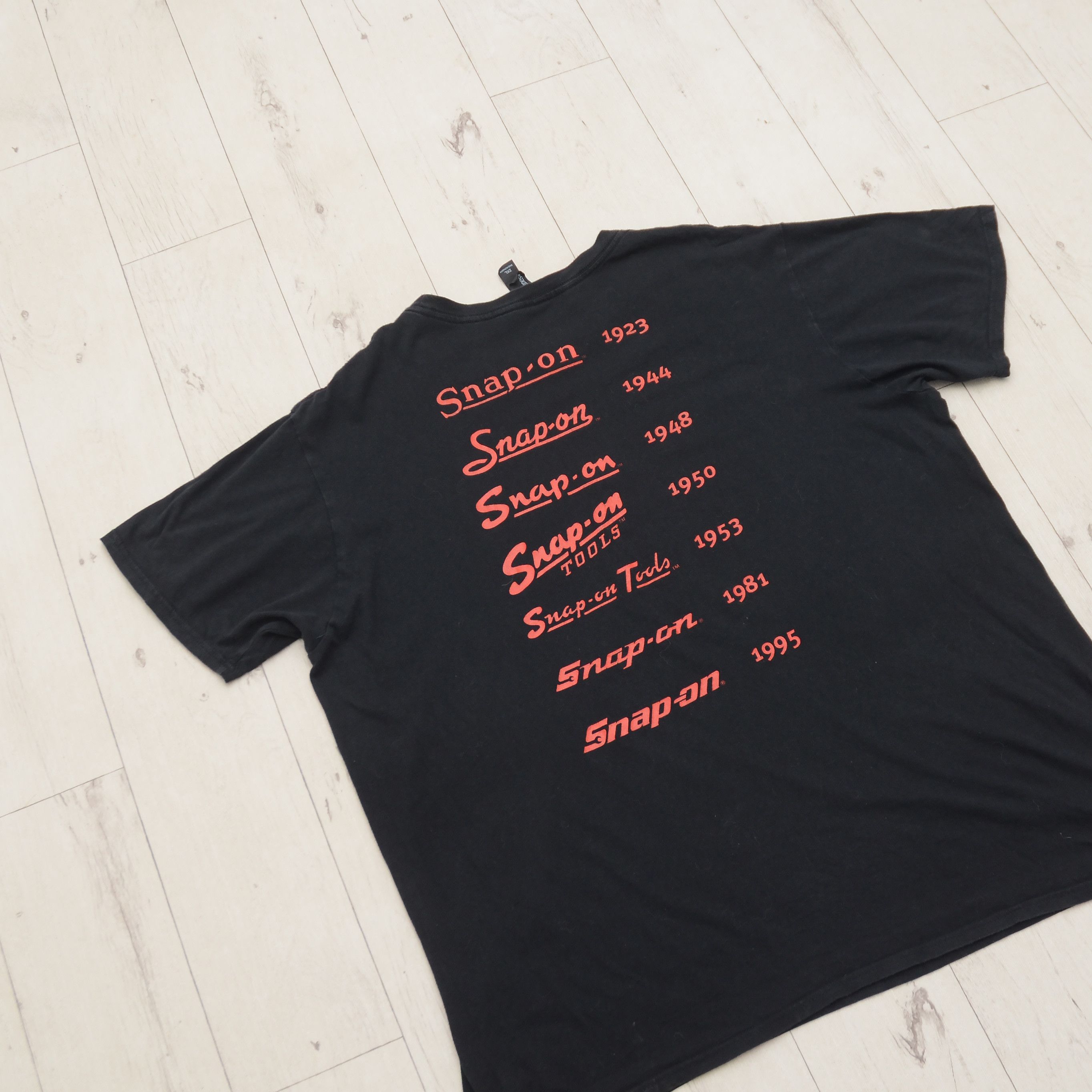Hanes × Vintage Snap On Tools Hanes 2XL-XL T-Shirt Vintage 100th Anni Logo Size US XXL / EU 58 / 5 - 9 Thumbnail