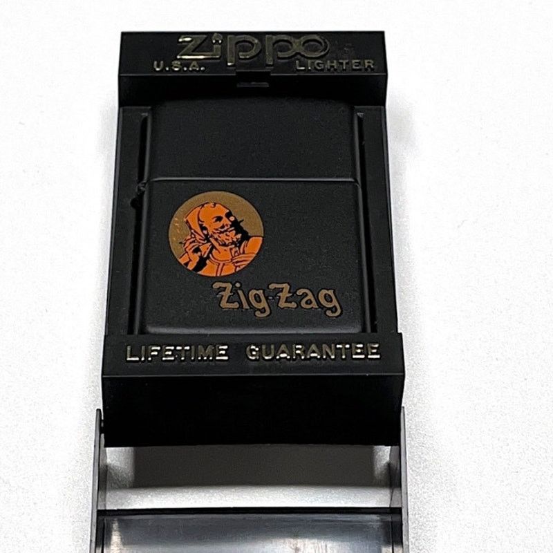 Zippo RARE Vintage Zippo – Zig Zag Man – Black Matte – 1997 MINT Size ONE SIZE - 3 Thumbnail