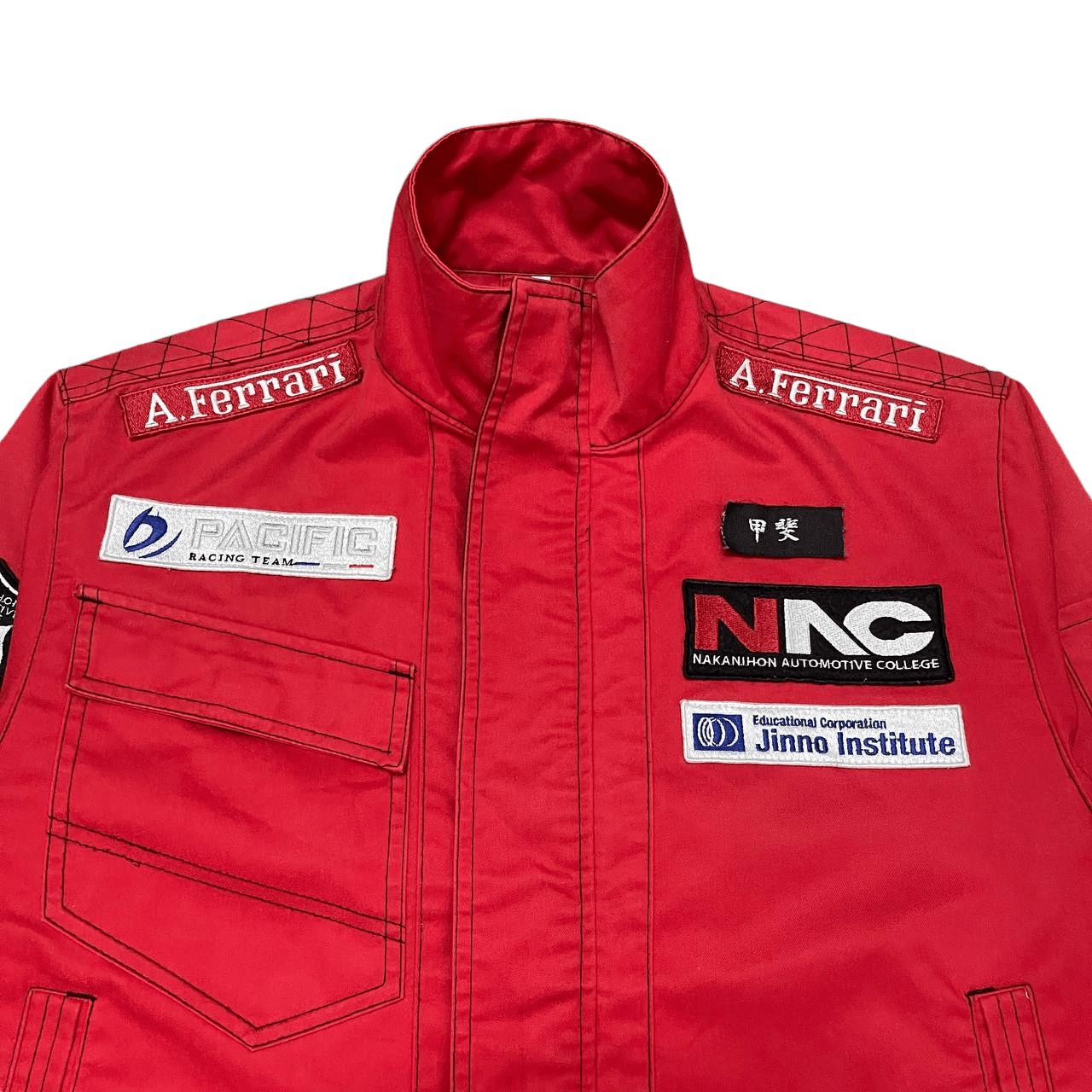 Ferrari Vintage Nakanihon Automotive College Racing Jacket Size US L / EU 52-54 / 3 - 2 Thumbnail