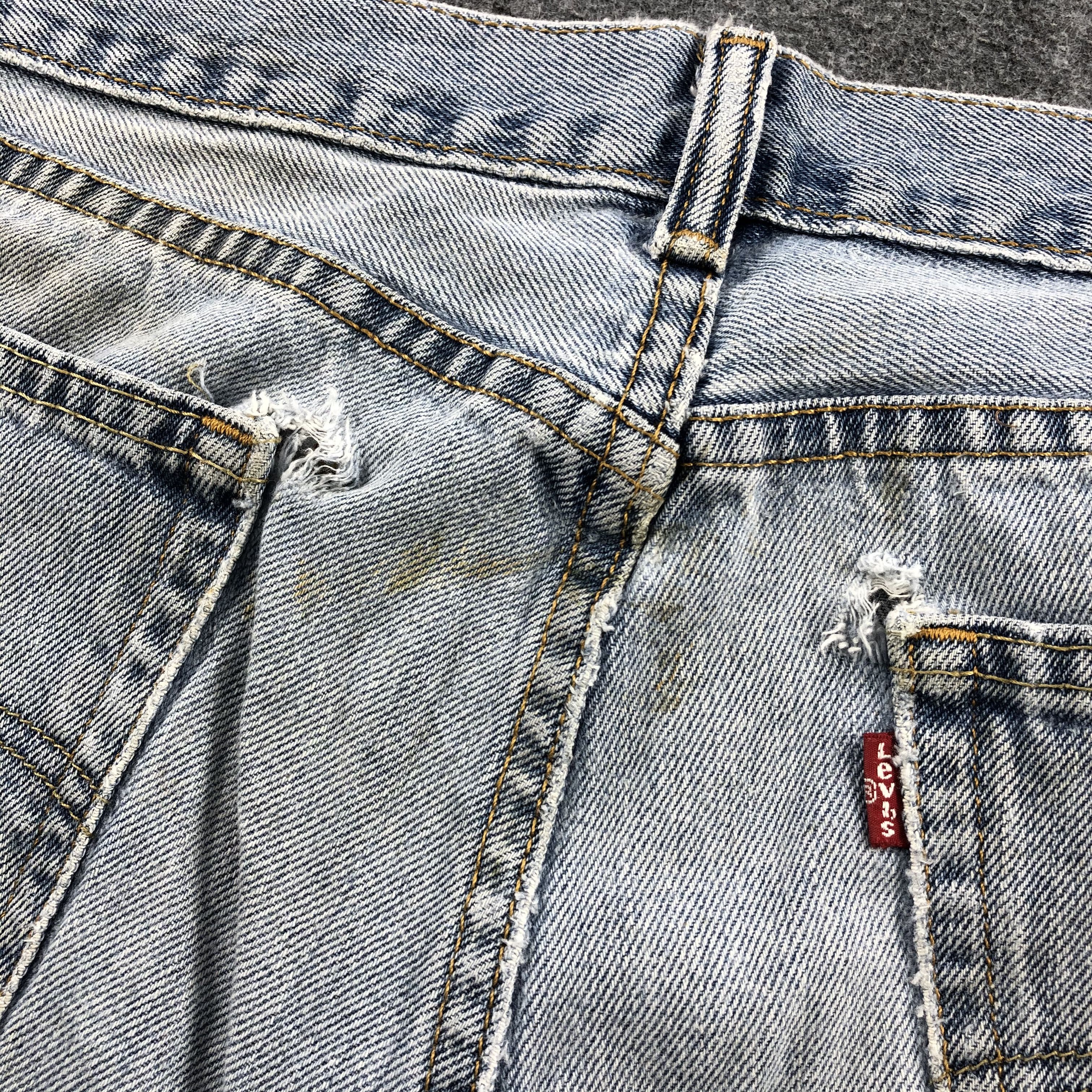 Levi's × Vintage Vintage Distress Levis Jeans-JM1312 Size US 34 / EU 50 - 6 Thumbnail