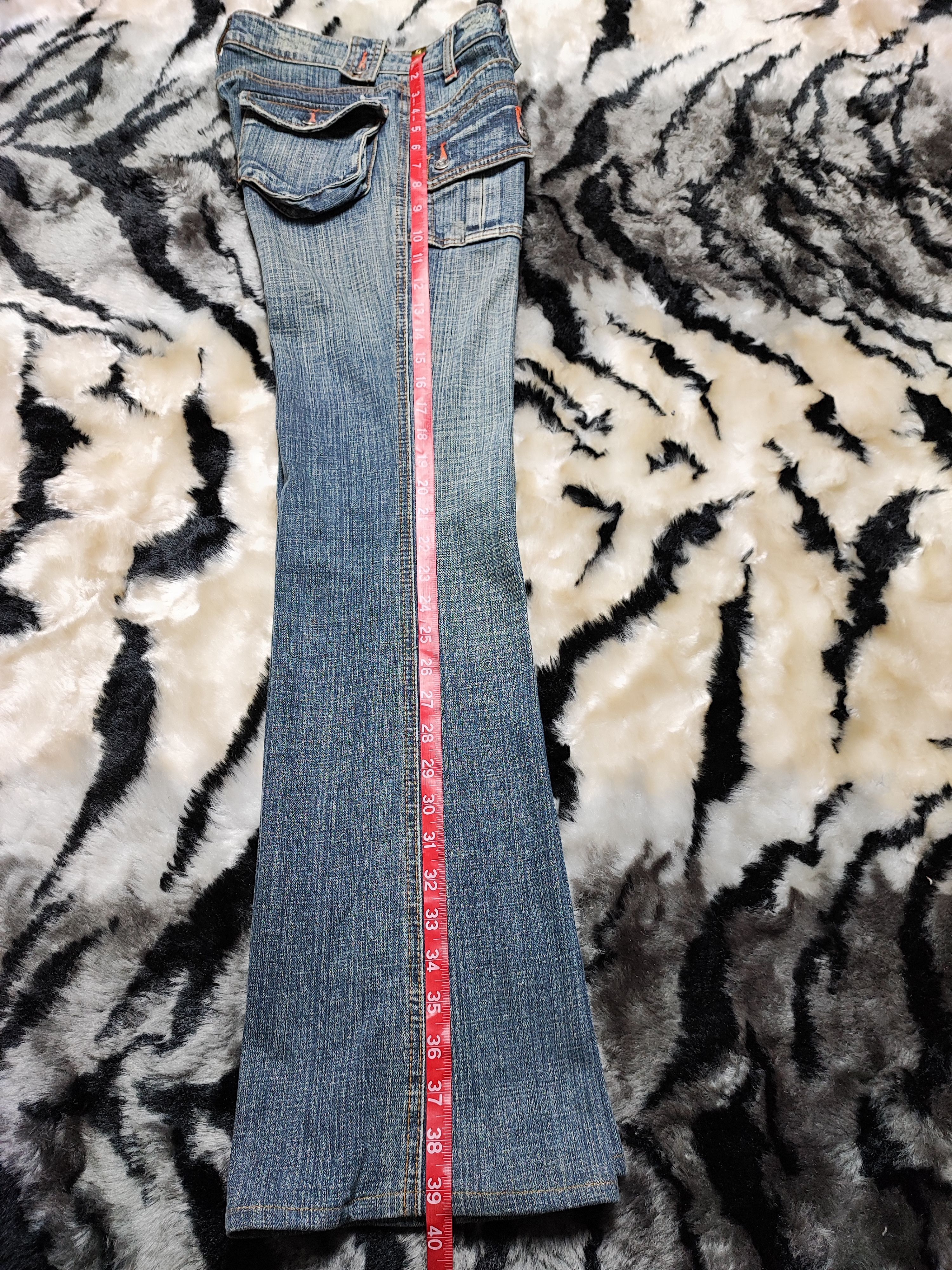 Hysteric Glamour Flare Bush Pants Jeans Camel Road Mud Rusty Bootcut Size US 27 - 12 Thumbnail