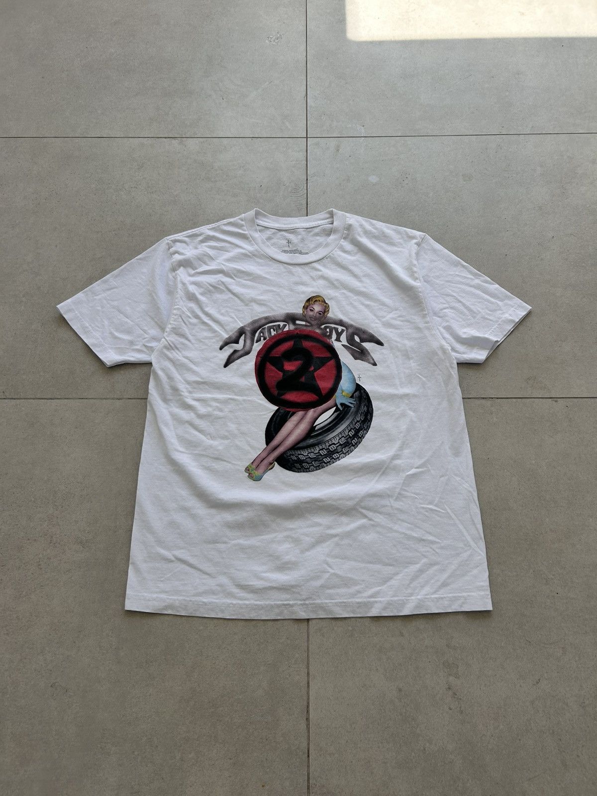 Travis Scott Travis Scott Jacboys C2 White Shirt Size US L / EU 52-54 / 3 - 1 Thumbnail