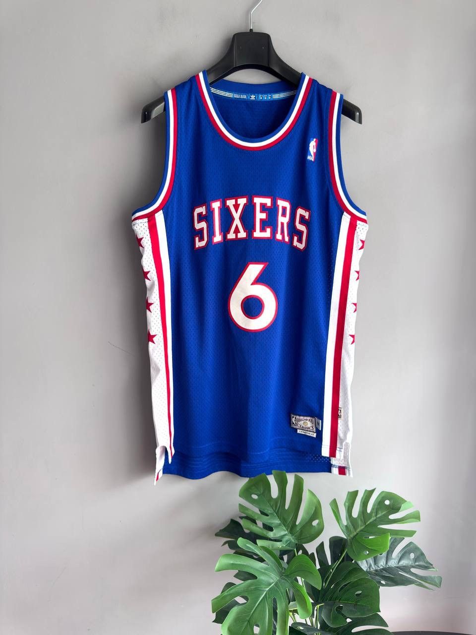 Adidas Adidas Philadelphia 76ers NBA Basketball Jersey #6 ERVING, M Size US M / EU 48-50 / 2 - 1 Thumbnail