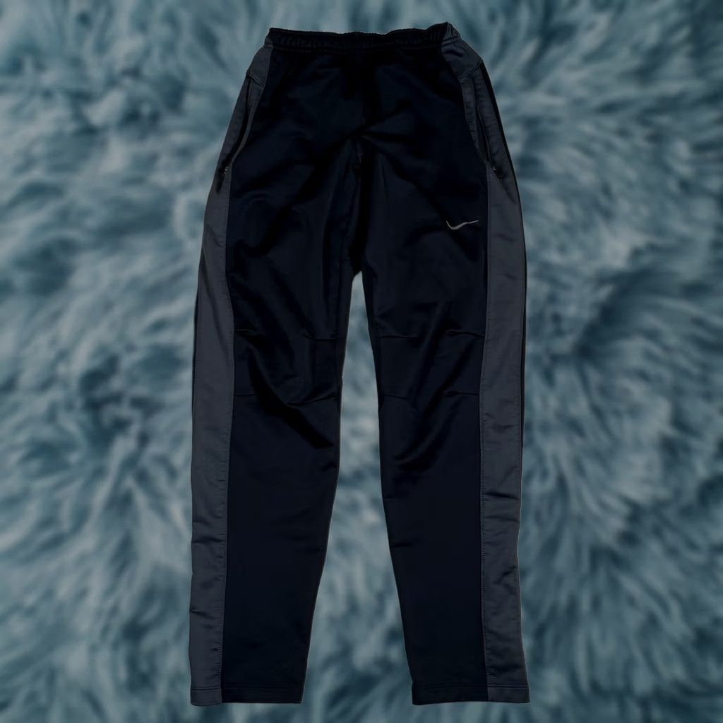 Nike Nike Jogger Pants Men Small Black Reflective Ankle Zip 683142010 Size US 29 - 1 Thumbnail
