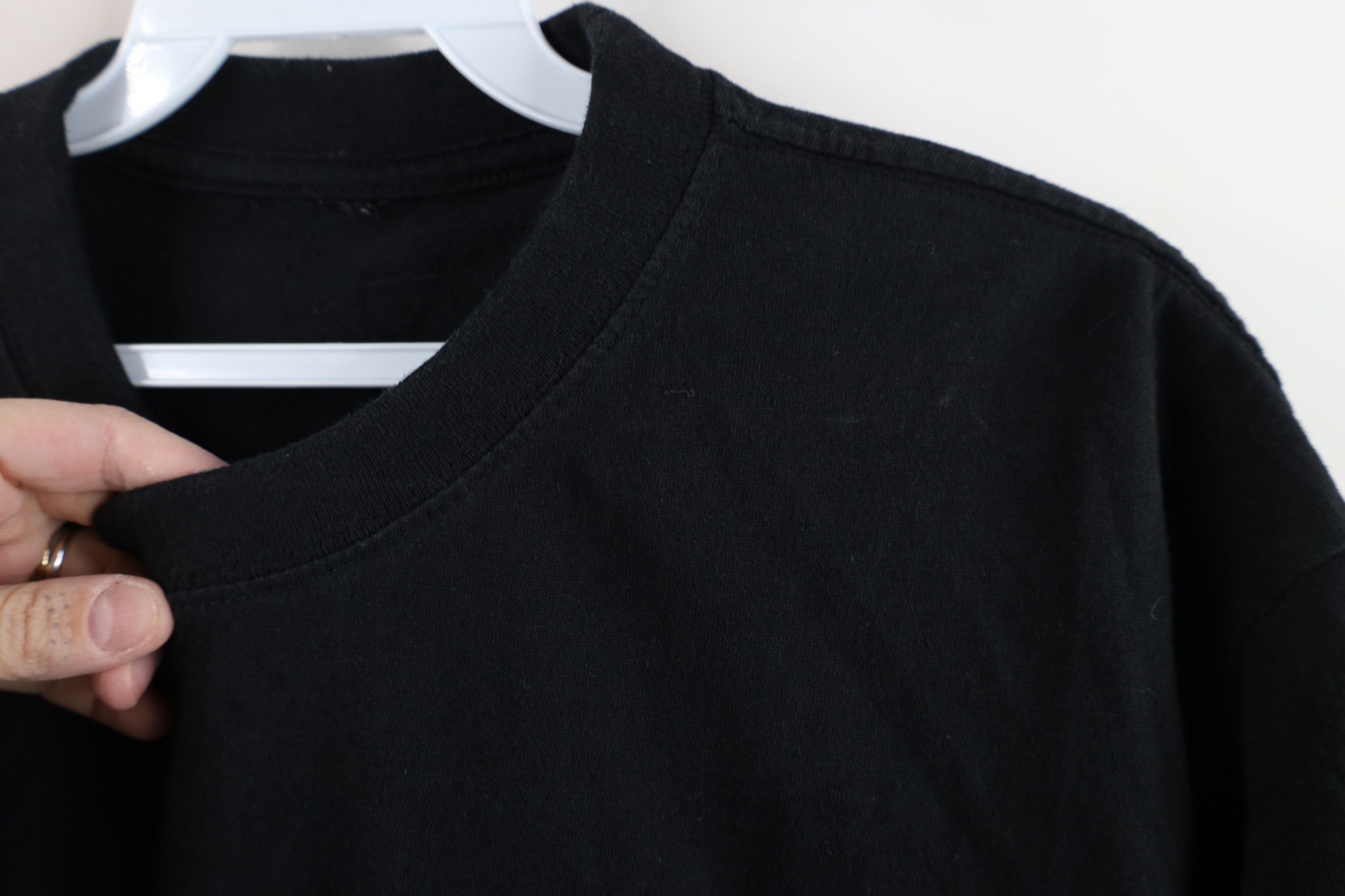 Vintage Vintage 90s Streetwear Short Sleeve T-Shirt Black Cotton Size US L / EU 52-54 / 3 - 4 Thumbnail