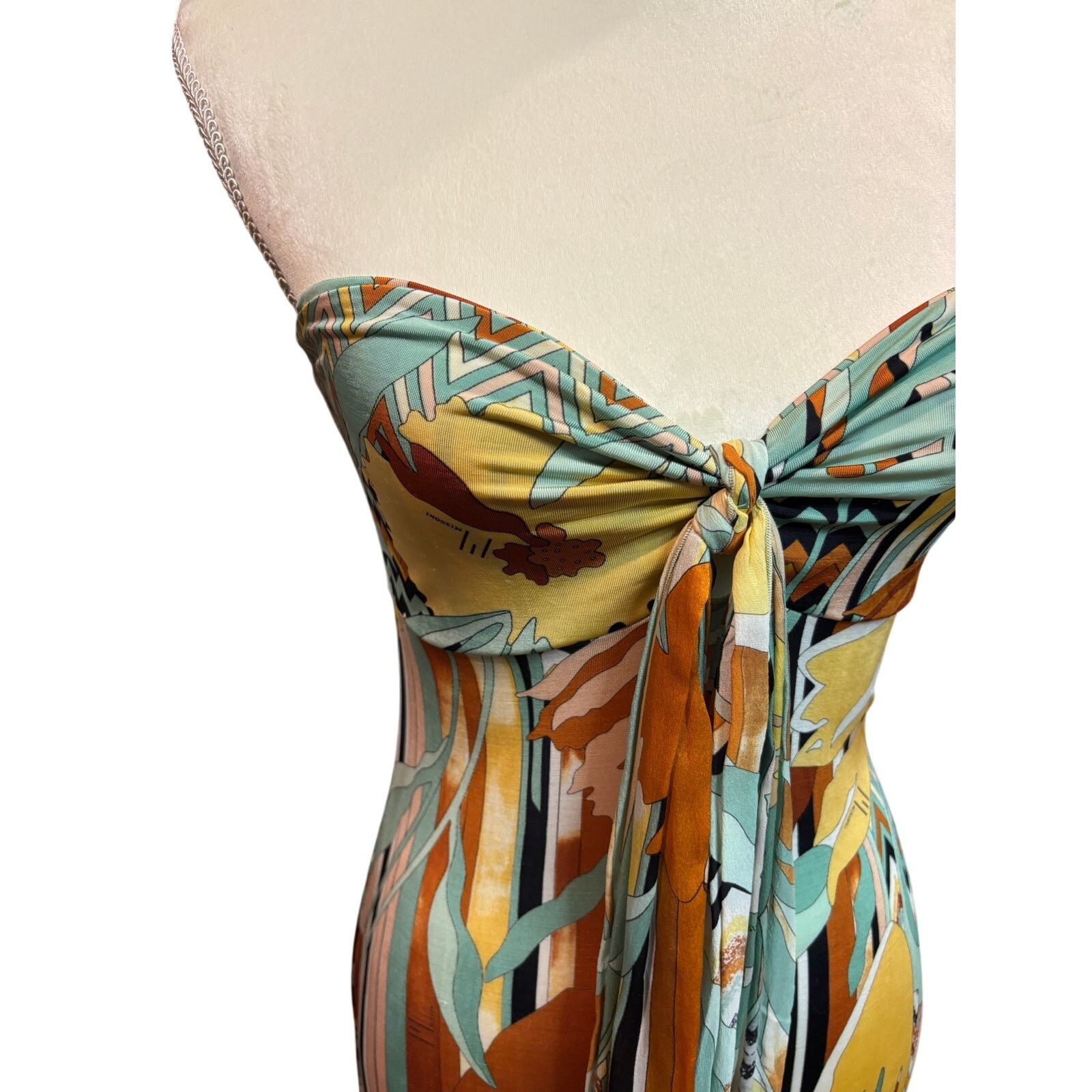 Missoni M Missoni Strapless Halter Maxi Evening Gown Size 6 Size M / US 6-8 / IT 42-44 - 10 Thumbnail