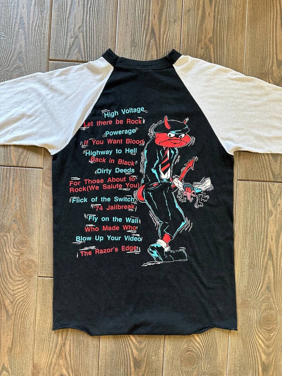 AC/DC × Band Tees 💥1990’s LITTLE DEVIL HELLS BELLS TOUR AC/DC T-Shirt Size US M / EU 48-50 / 2 - 3 Thumbnail