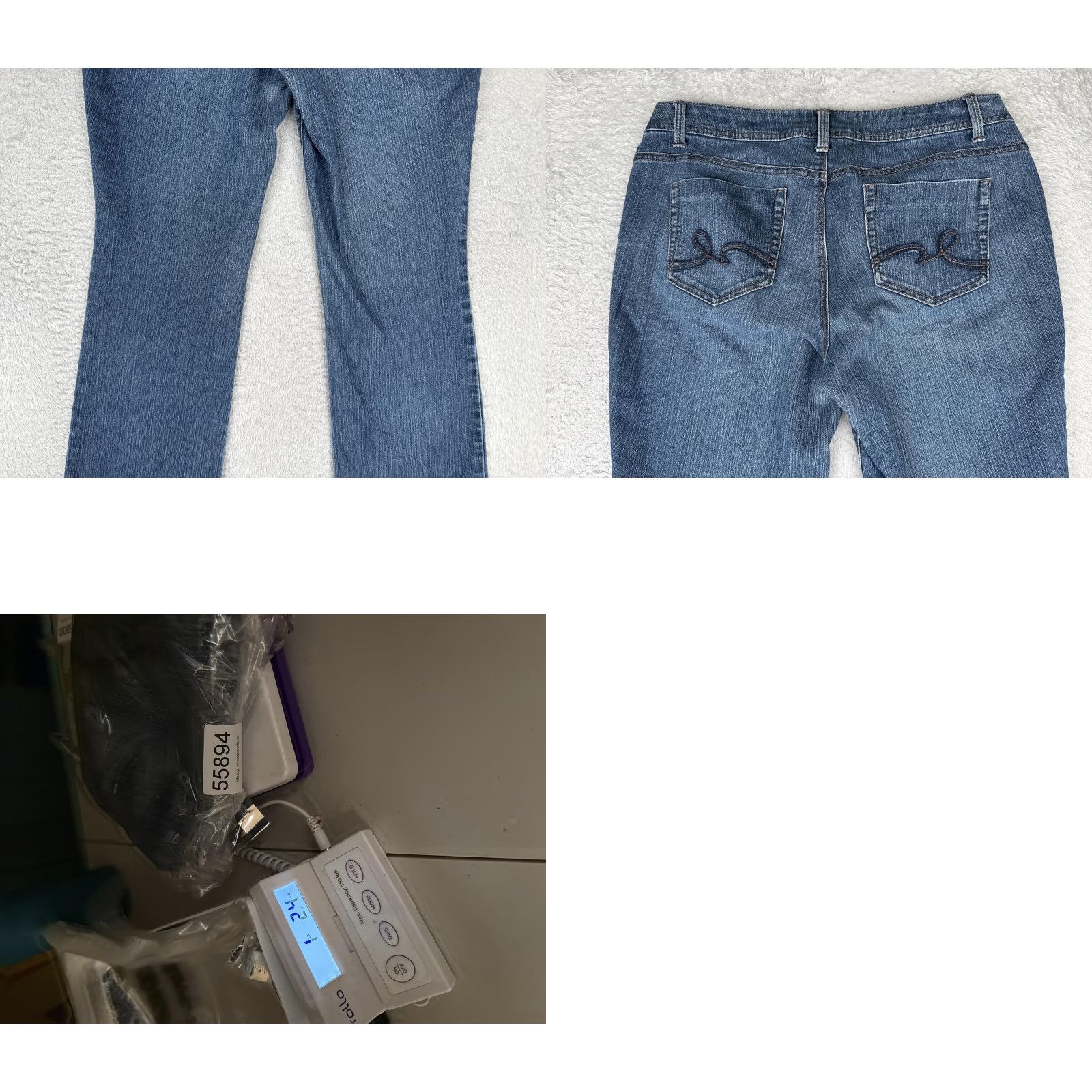 Alife Sonoma Life + Style Jeans Womens 12 Bootcut Mid Rise Stretch Denim Blue Medium Wash 32x31 Size 34" / US 12 / IT 48 - 10 Thumbnail