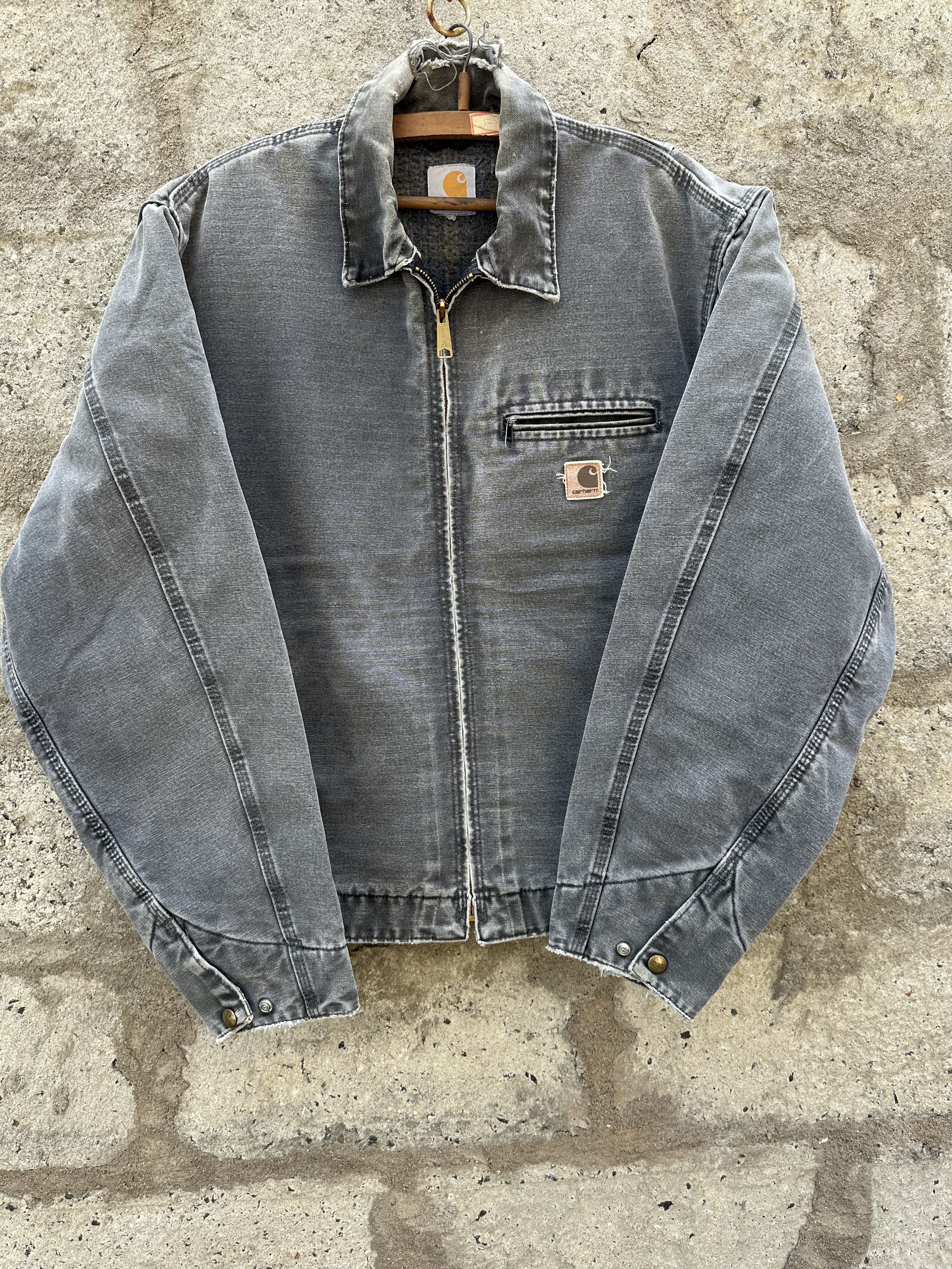 Vintage Carhartt J97 PTL Detroit Jacket – Faded Gray display picture 1