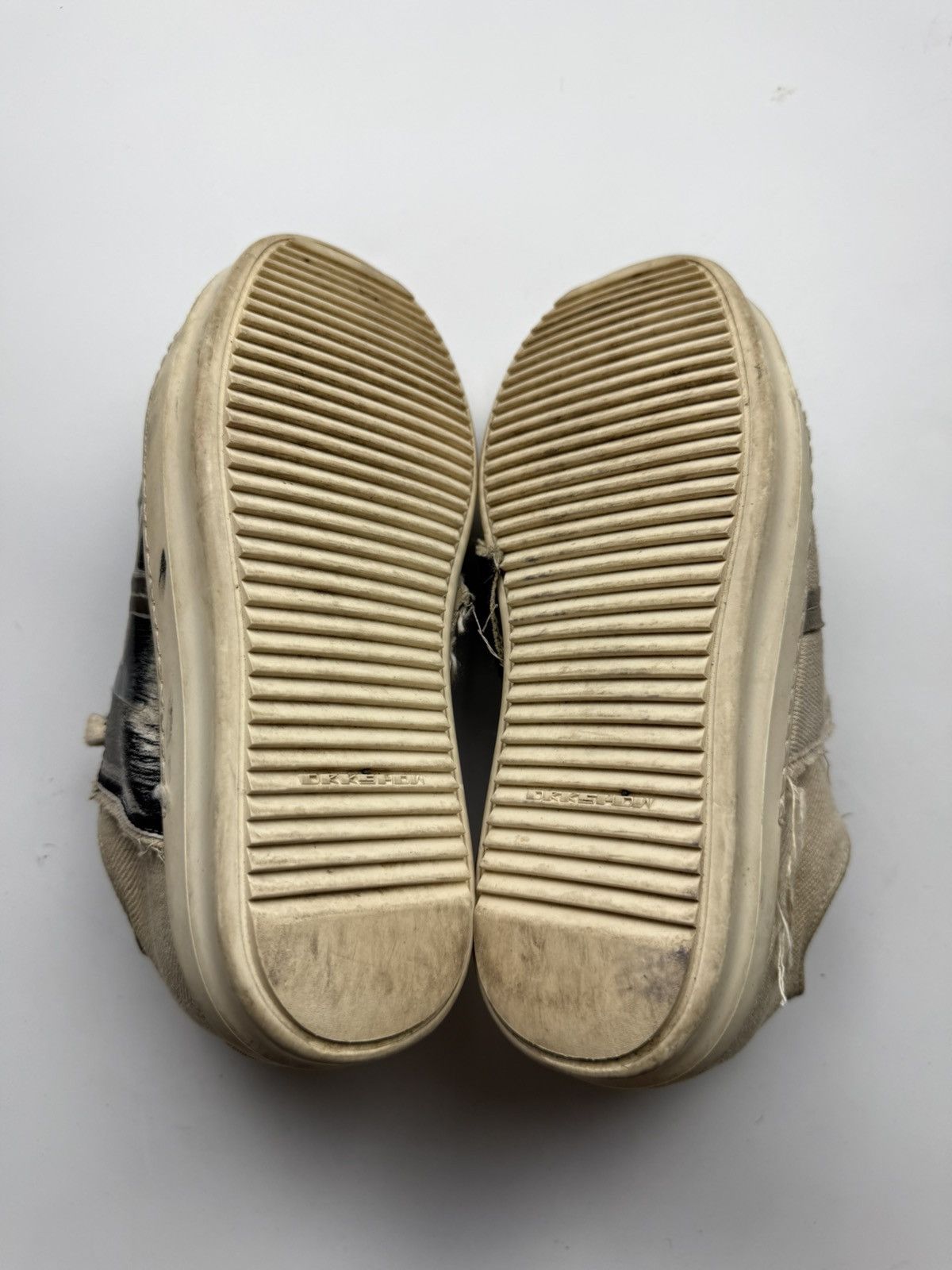 Rick Owens Drkshdw Rick Owens Drkshdw Patchwork Ramones Low Size US 5 / IT 35 - 8 Thumbnail