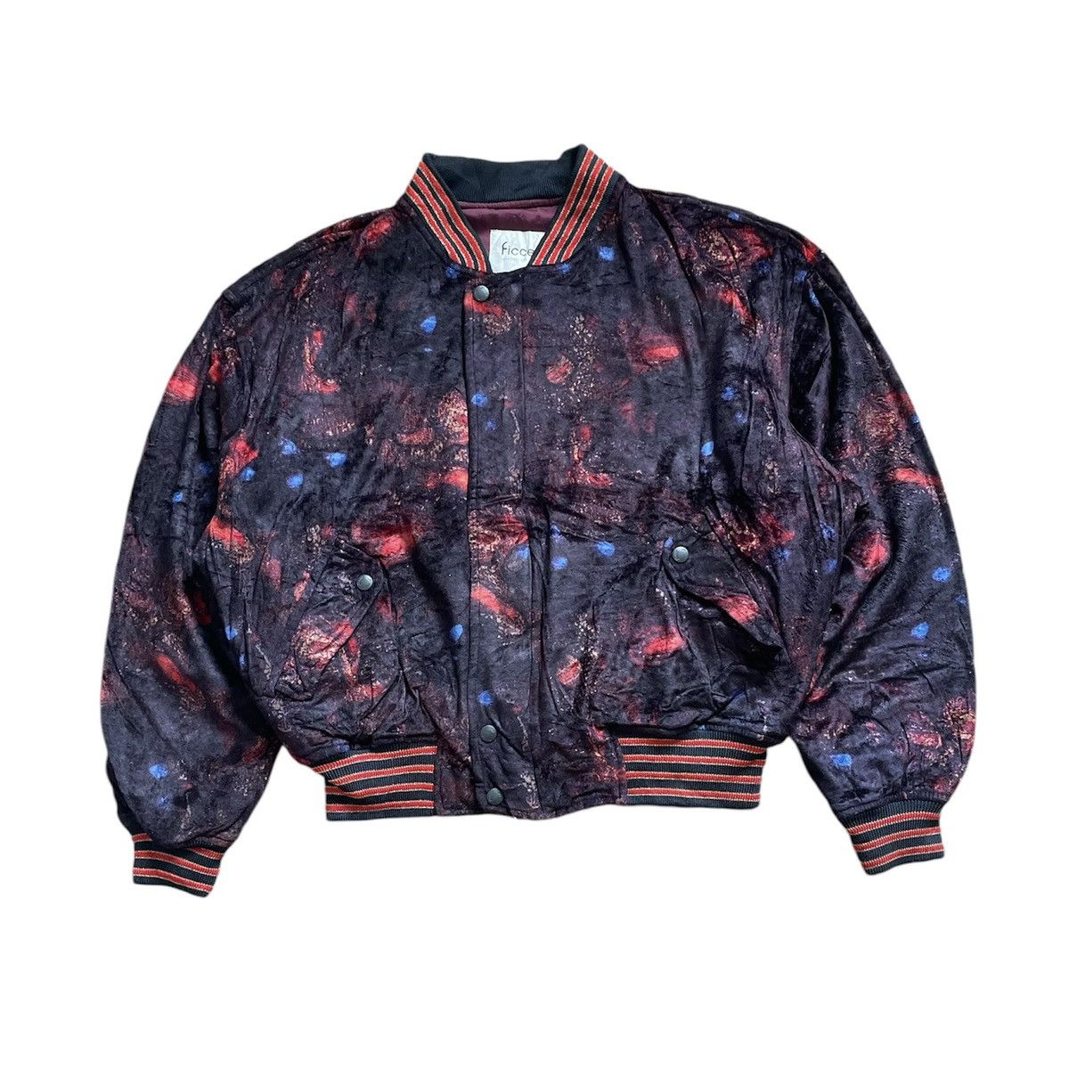 Yoshiyuki Konishi AW/91-92 Ficce Uomo Yoshiyuki Konishi Galaxy Bomber Jacket Size US M / EU 48-50 / 2 - 2 Thumbnail