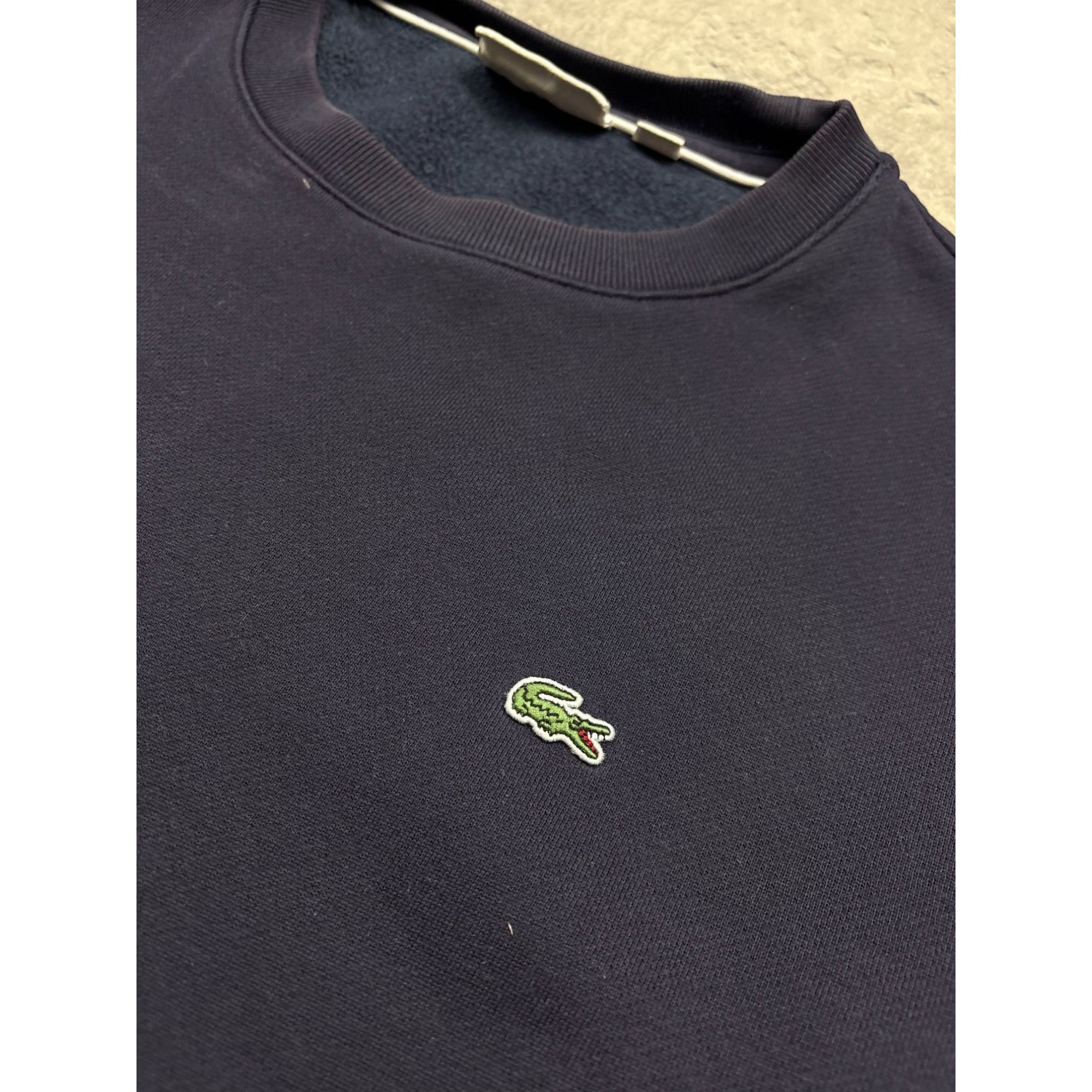 Lacoste Lacoste Navy Blue Crewneck Sweatshirt Mens Casual Pullover L Size US XXL / EU 58 / 5 - 11 Thumbnail