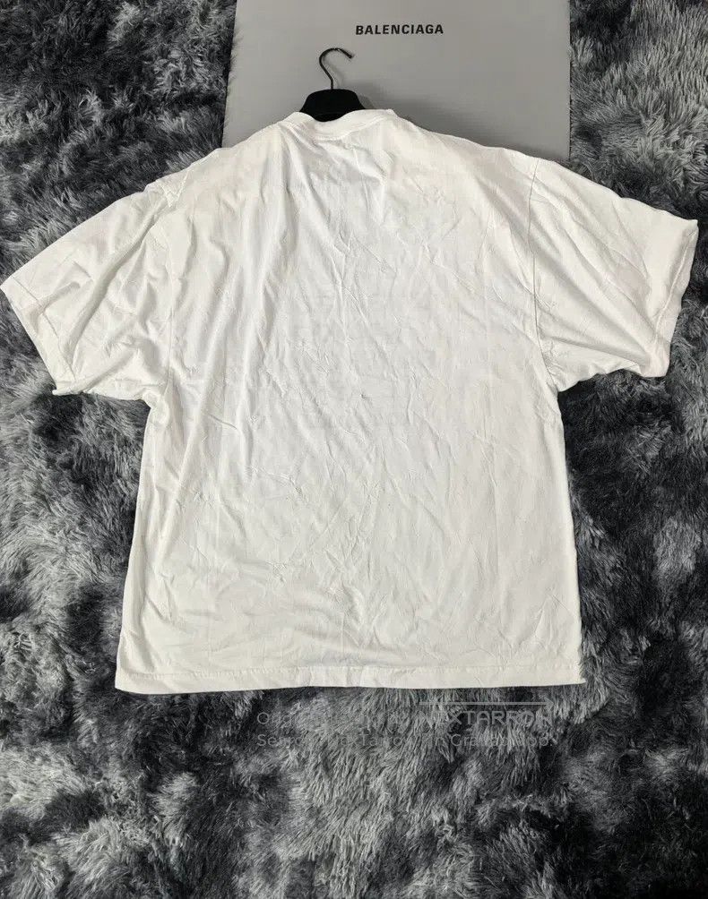 Balenciaga Balenciaga Letter printed T-shirt with round neck and shor Size US S / EU 44-46 / 1 - 3 Thumbnail