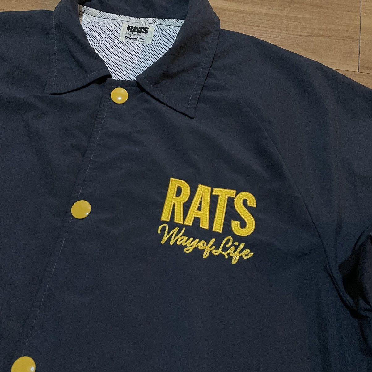 RATS JAPAN Rats sence of solidarity way of life nylon coach jacket Size US S / EU 44-46 / 1 - 2 Thumbnail