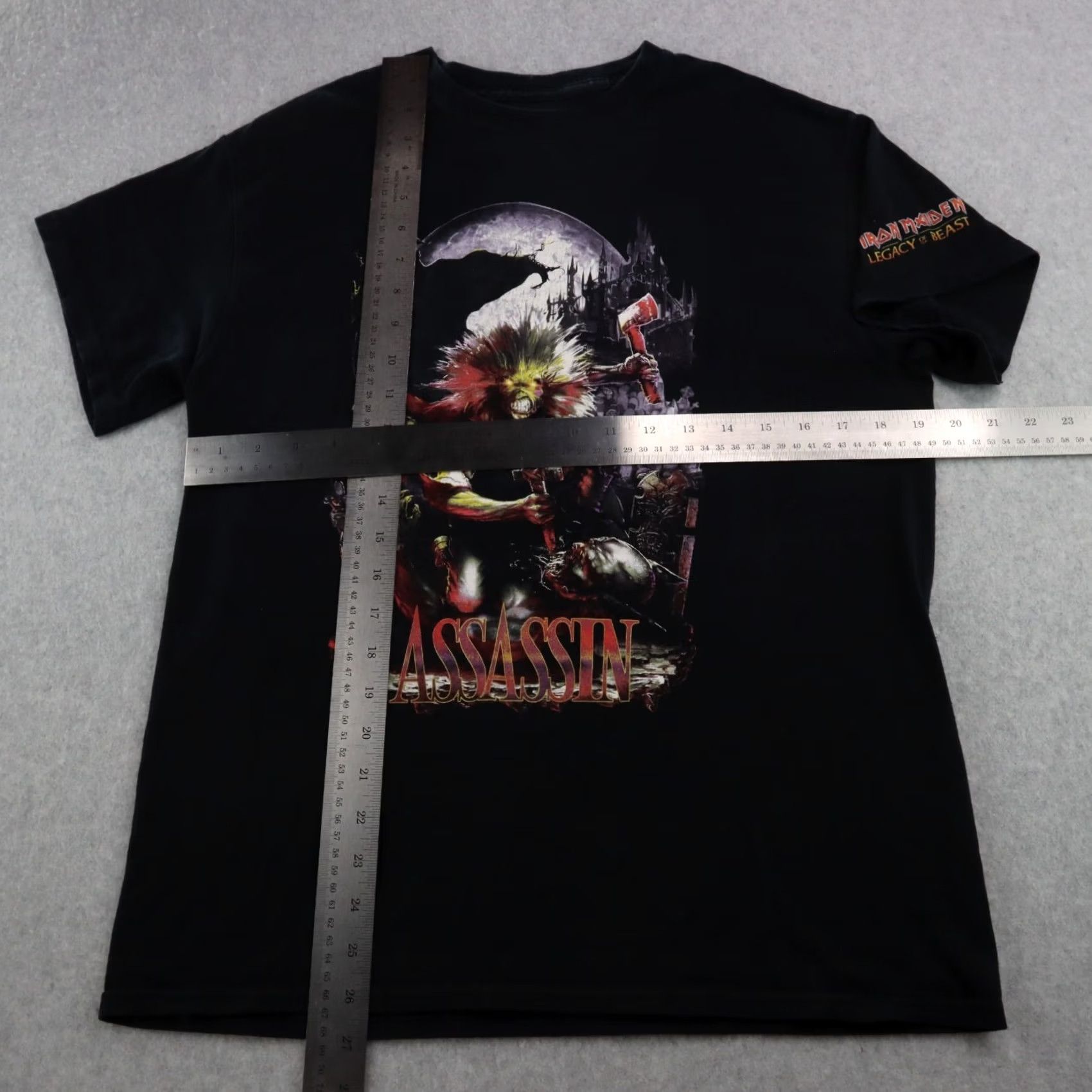 Vintage Iron Maiden Official Legacy Of The Beast Assassin Founders Member 2016 T-Shirt Adult M Black Music Size US M / EU 48-50 / 2 - 4 Thumbnail