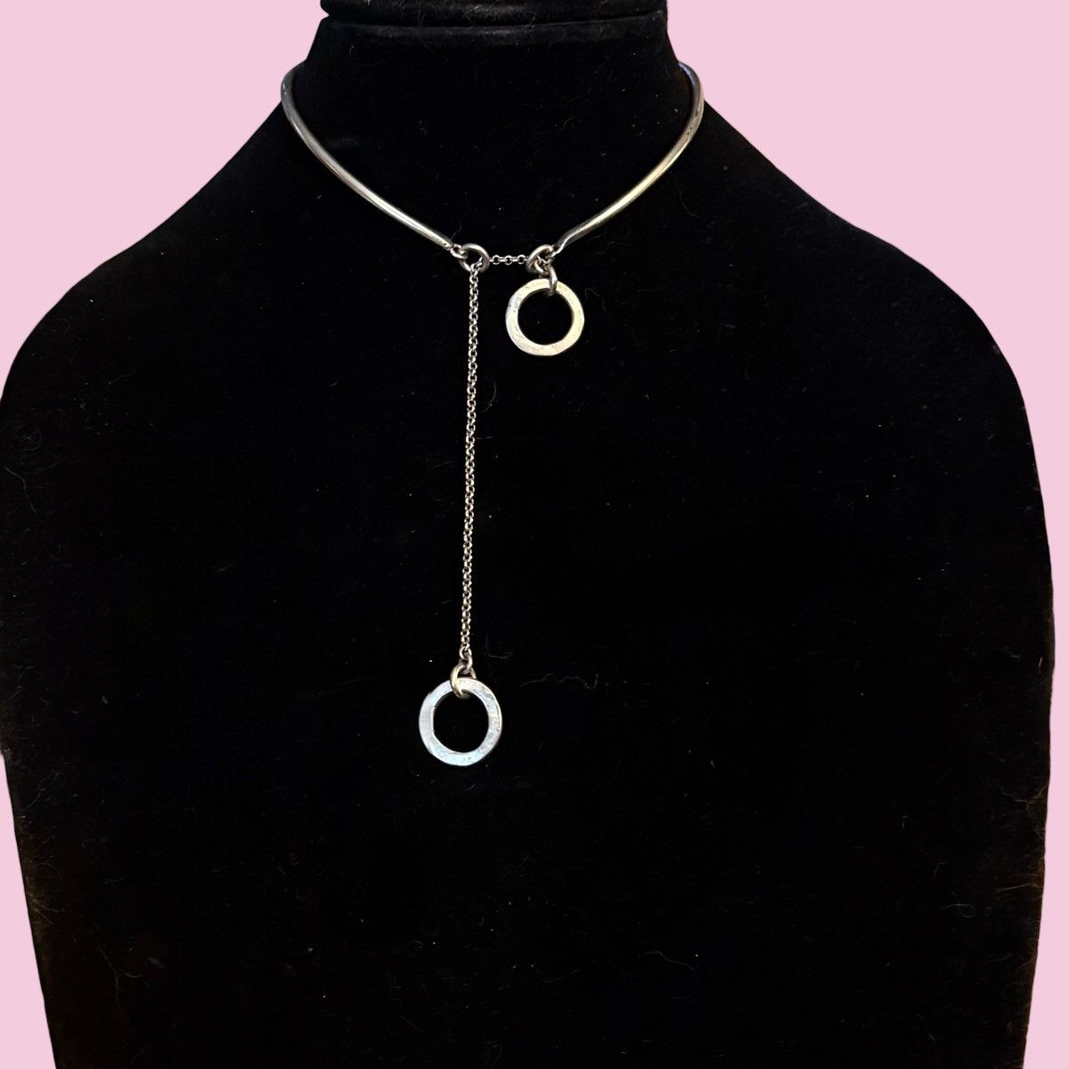 Other Ermine New York silver tone pendulum collar necklace Size ONE SIZE - 1 Thumbnail