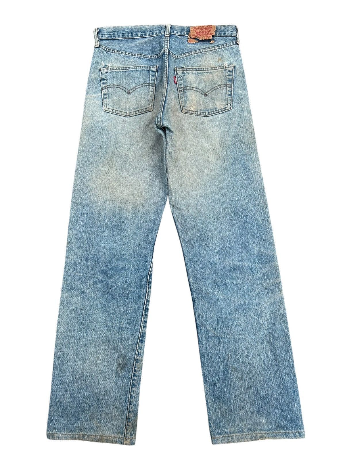 Kapital Thrashed Vintage Levis big E Selvedge Denim Jeans Size US 32 / EU 48 - 2 Thumbnail