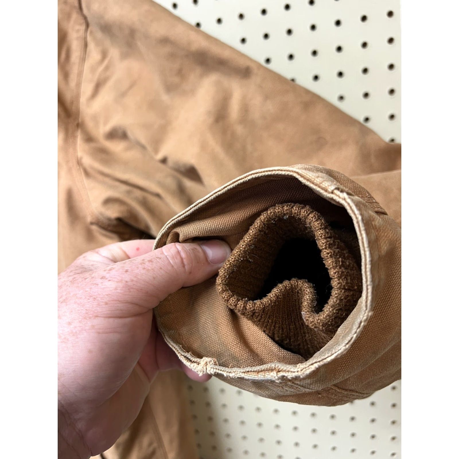 Walls VINTAGE Walls Blizzard Pruf Insulated Corduroy Cotton Work Jacket Large T Mens Jacket Camel Brown 90s Logo Pockets Full Zip Mid-Length Size US L / EU 52-54 / 3 - 5 Thumbnail