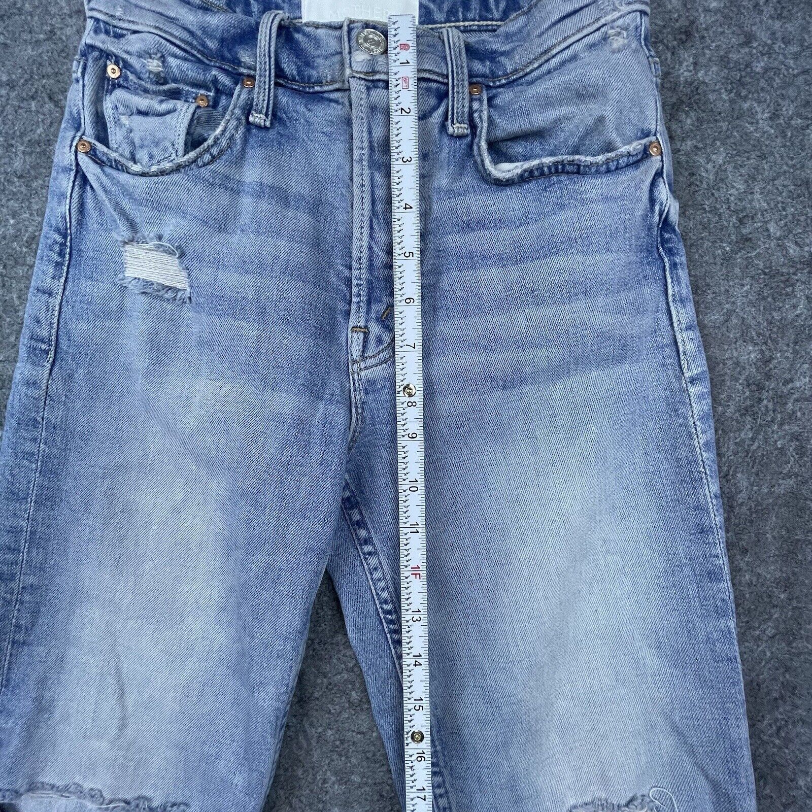 MOTHER Mother Superior Jeans Womens 24 Tomcat Confession Ripped Size 24" / US 00 / IT 34 - 4 Thumbnail