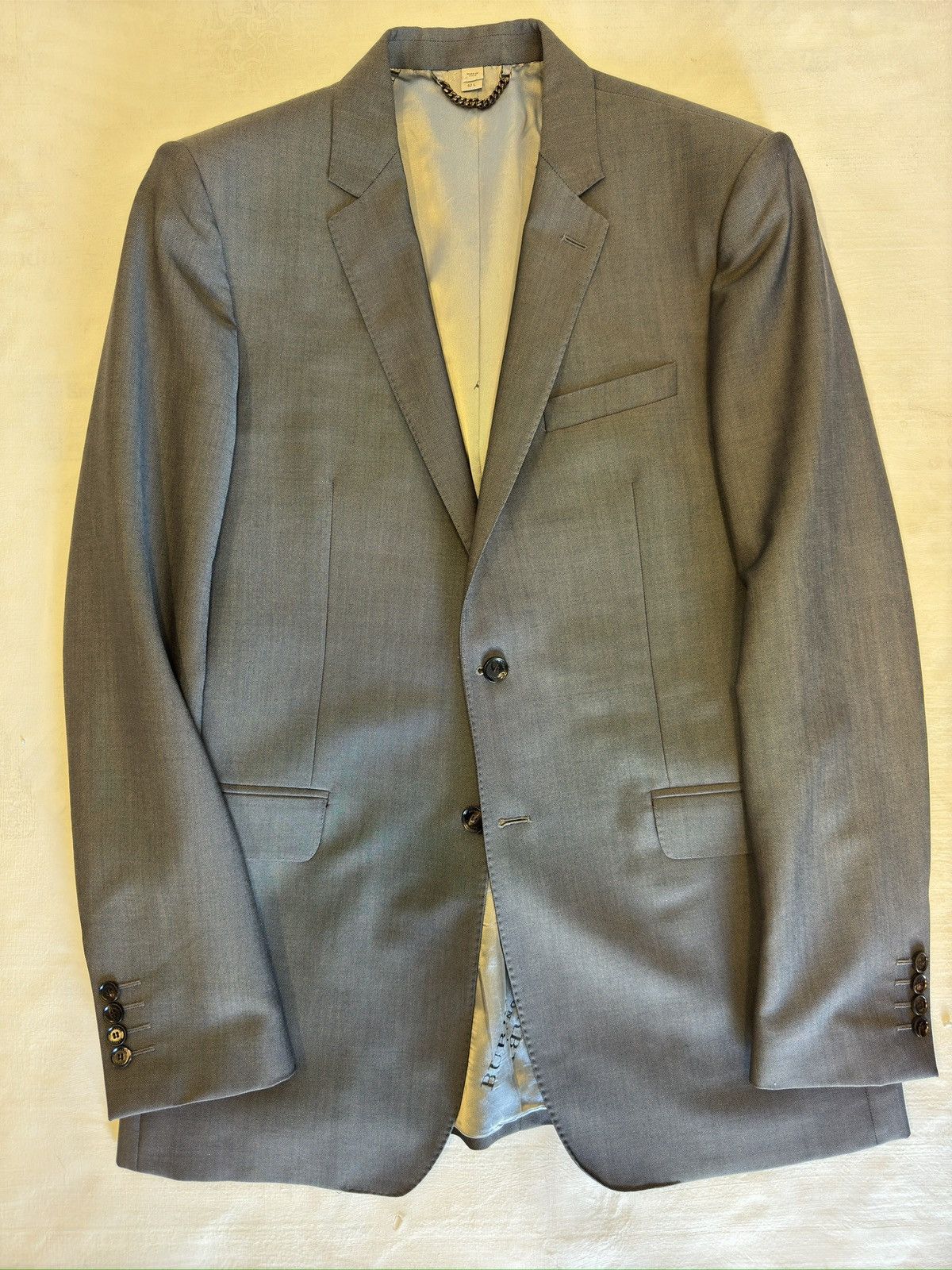 Burberry London Made in Italy Wool Jacket 52 L $1890