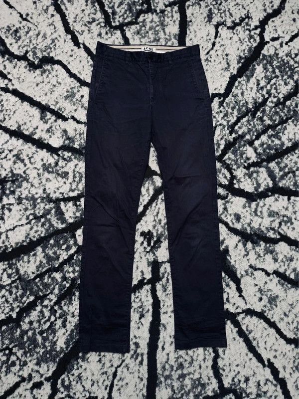 Acne Studios Acne Studios navy chino pants 46 Size US 30 / EU 46 - 1 Thumbnail