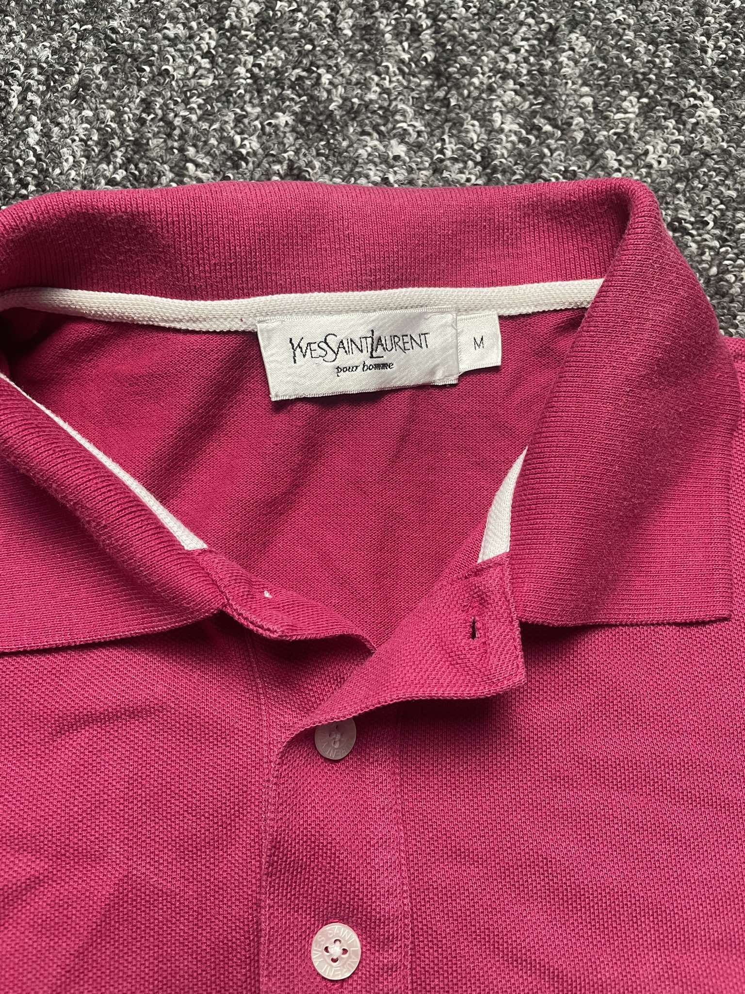 Vintage × Yves Saint Laurent Vintage retro Avant Garde Tshirt Polo YvesSaintLaurent y2k Size US M / EU 48-50 / 2 - 5 Thumbnail