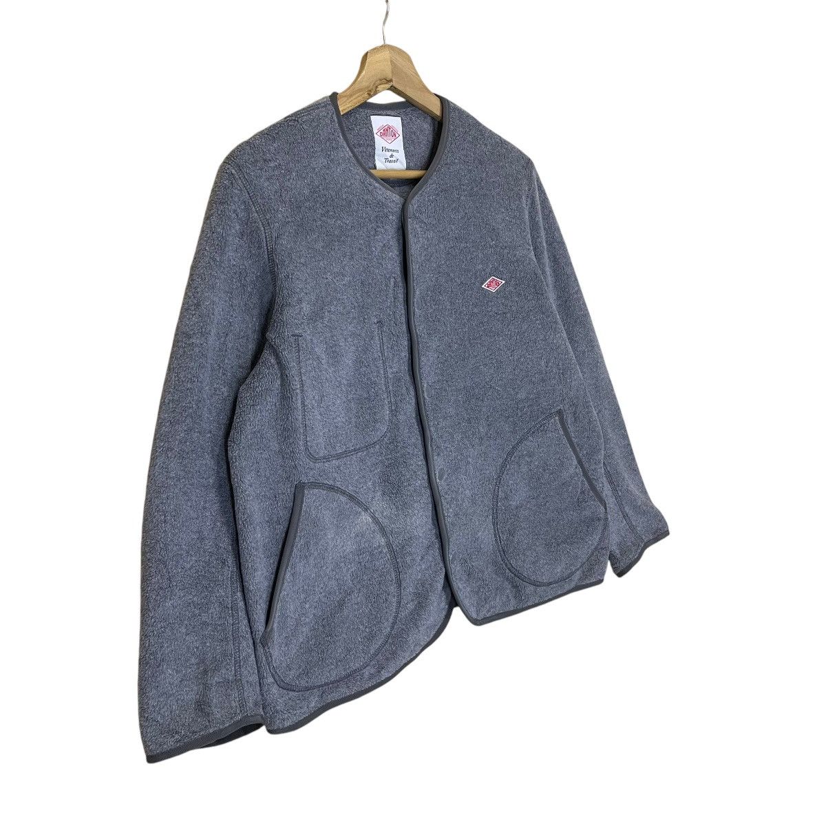 Danton Vintage 90s Danton Vetements de Travail Button Fleece Size US M / EU 48-50 / 2 - 2 Thumbnail