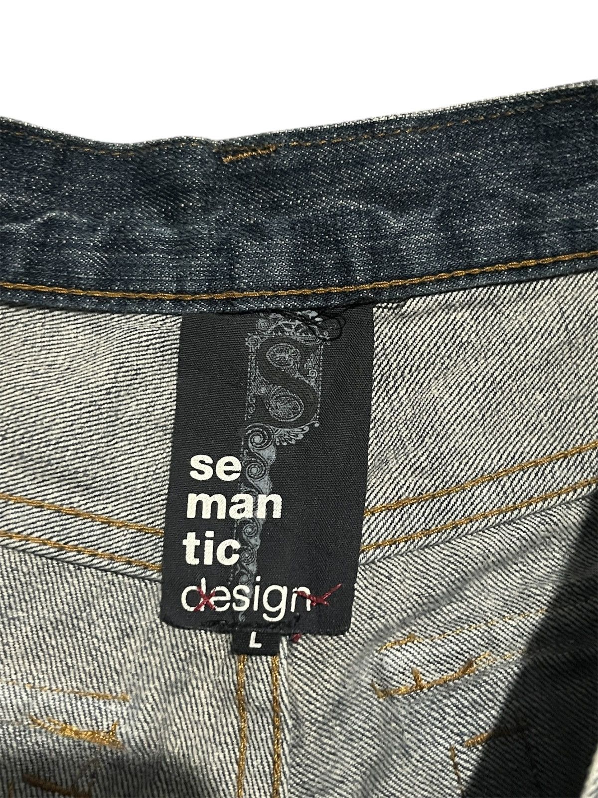 semanticdesign Semantic Design Peotic Punk Flare Jean Size US 32 / EU 48 - 11 Thumbnail