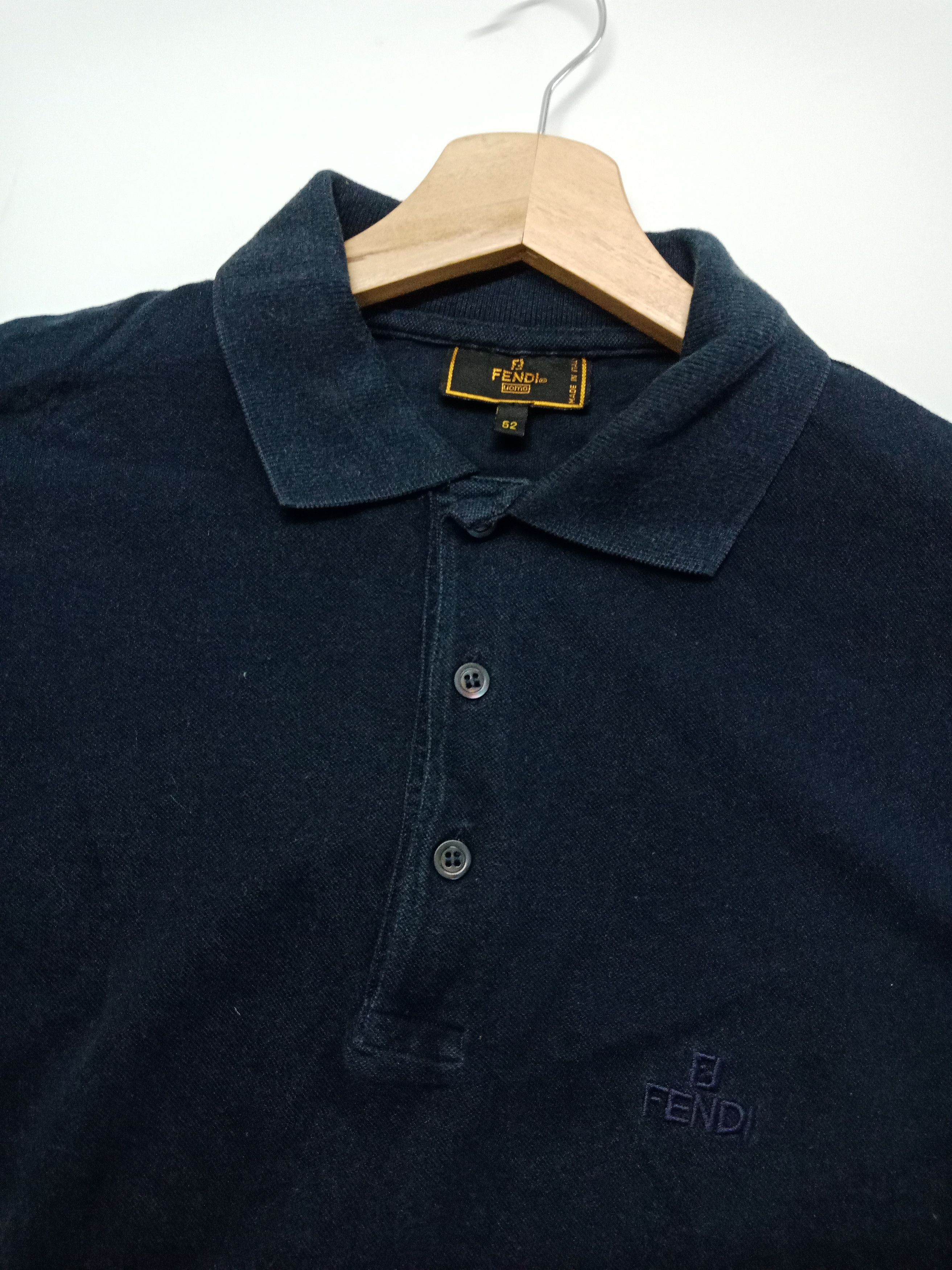 Fendi Fendi Embroid Polo #D Size US L / EU 52-54 / 3 - 5 Thumbnail