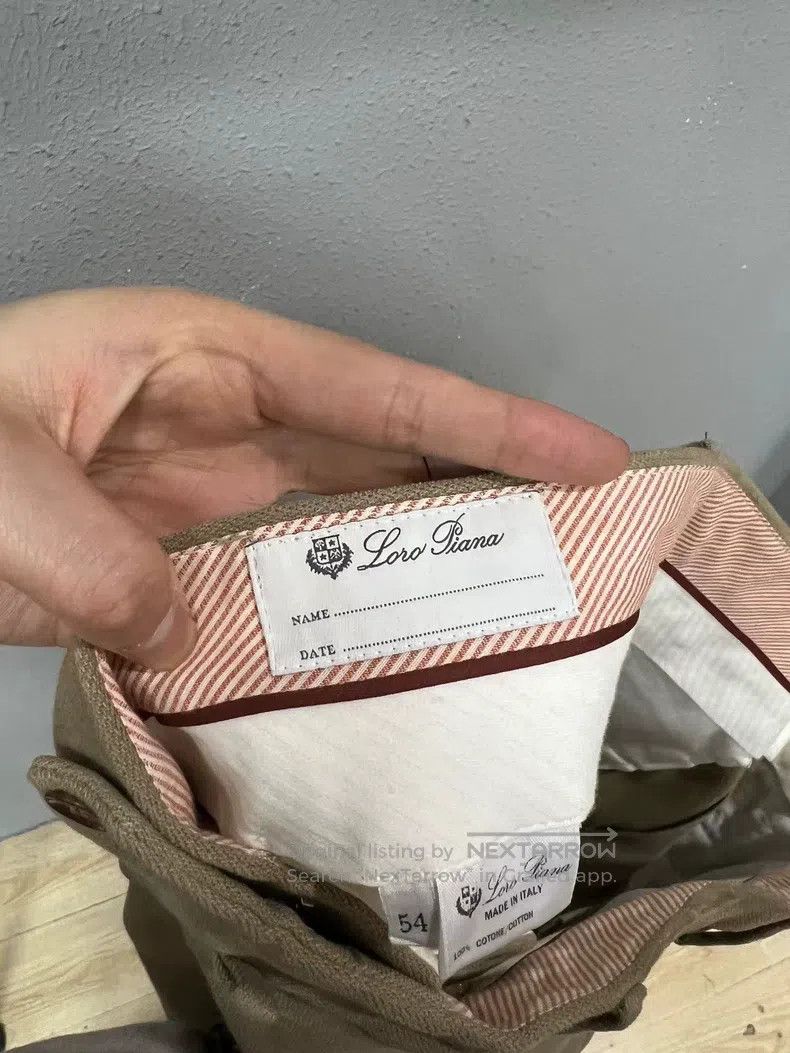 Loro Piana Loro Piana Cotton Dress Pants Size 54L - 3 Thumbnail