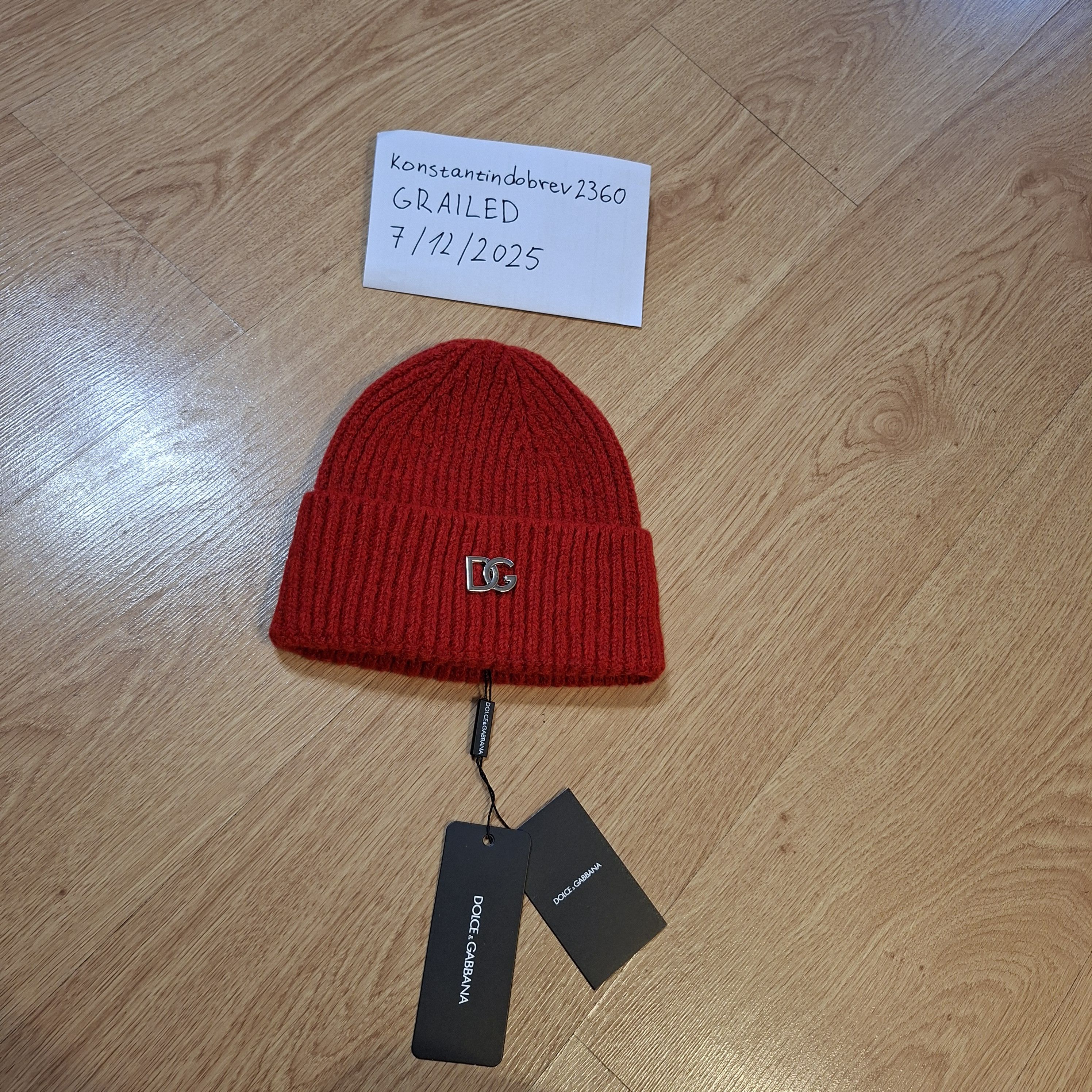 Dolce & Gabbana Dolce Gabbana red hat Size ONE SIZE - 3 Thumbnail