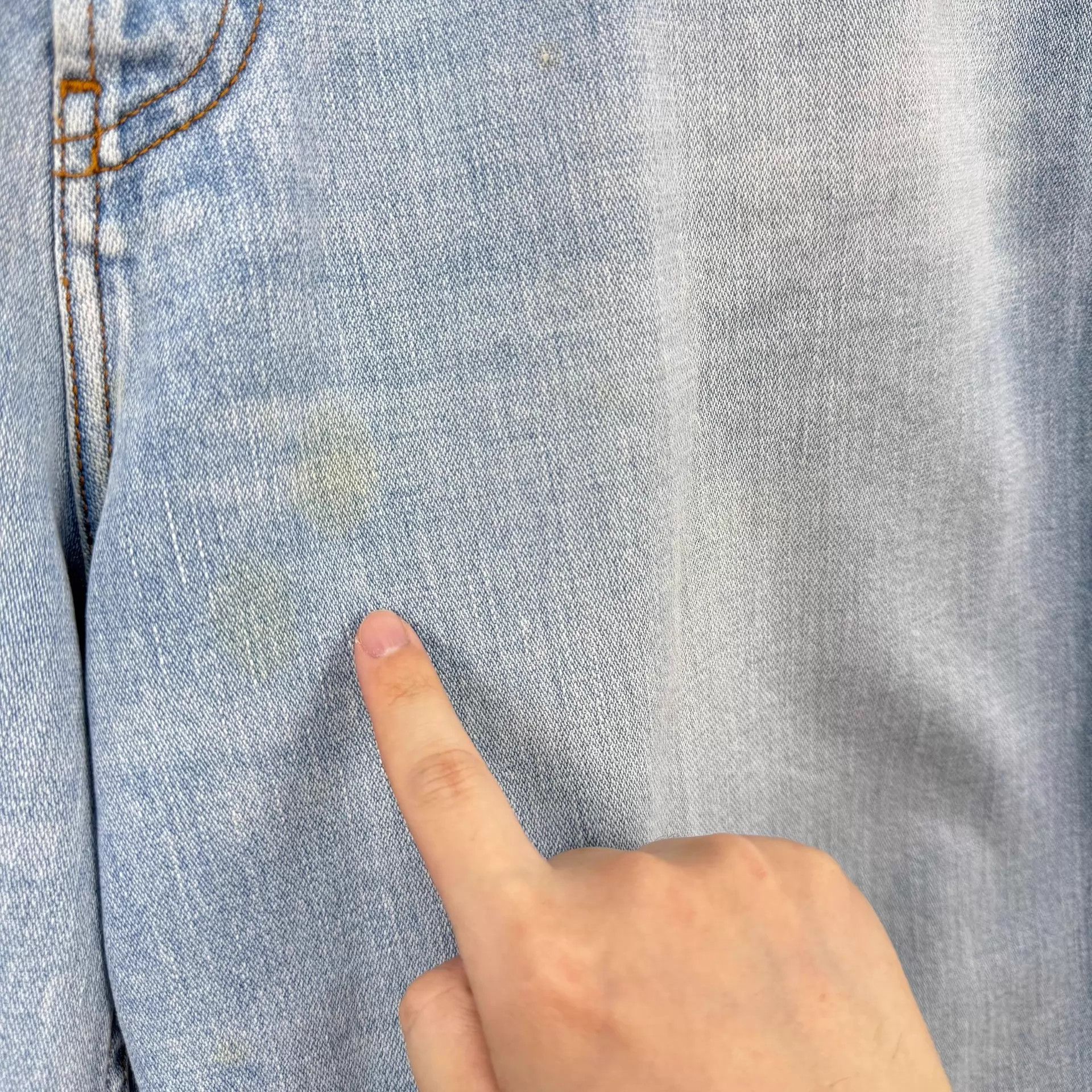 Acne Studios ACNE STUDIOS Light Blue Washed Denim 7/8 W32 98N Size US 32 / EU 48 - 4 Thumbnail