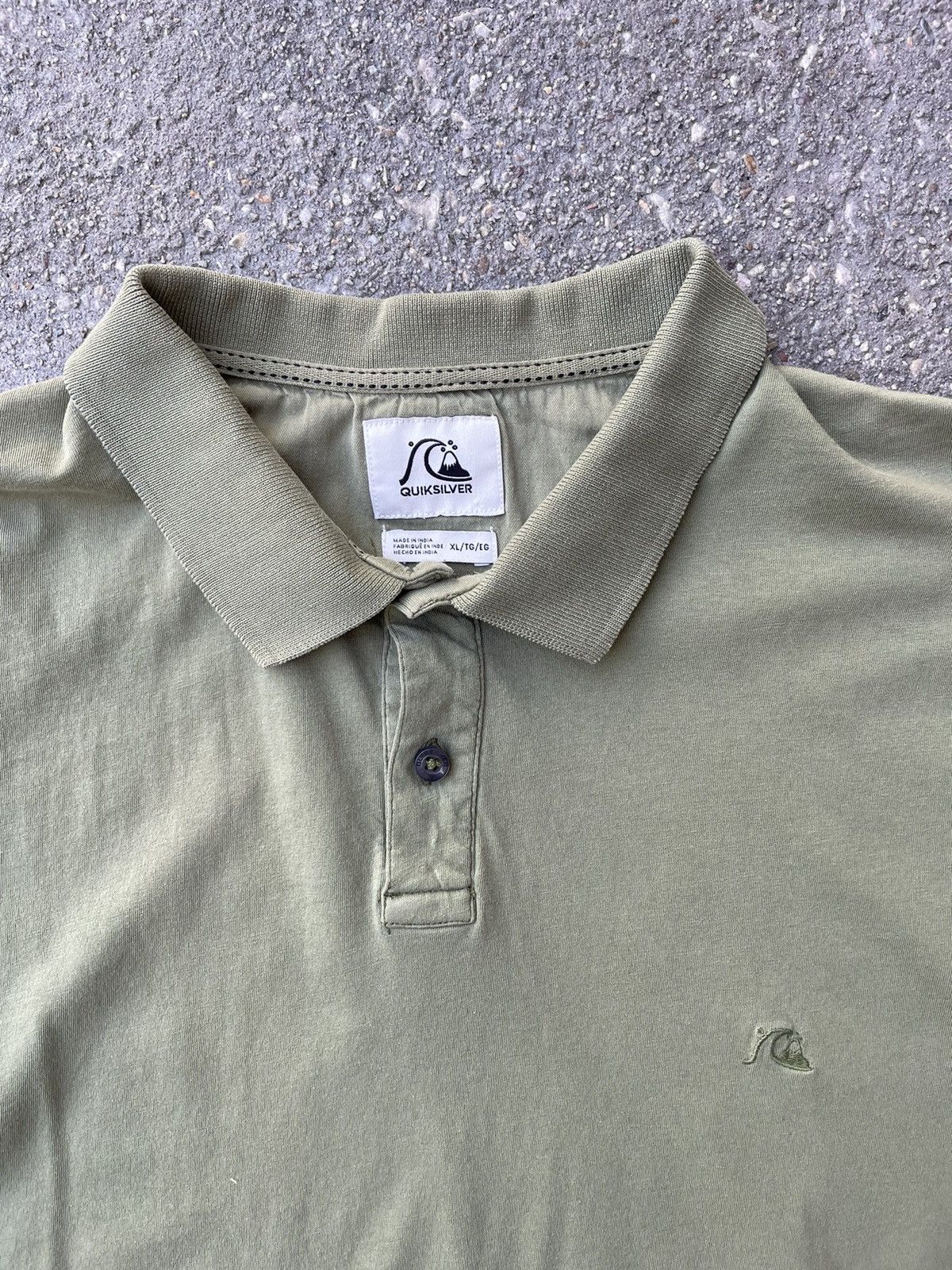 Quicksilver × Quiksilver Light Olive Green Quiksilver Polo Size US XL / EU 56 / 4 - 3 Thumbnail