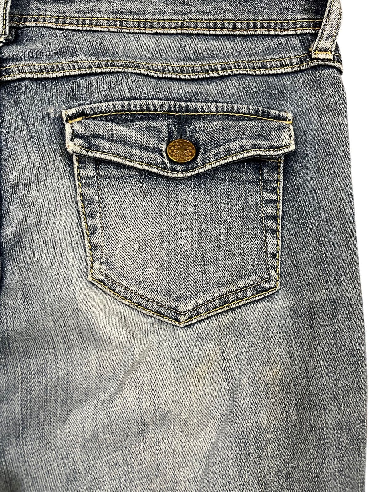 Jun Takahashi Vintage Uniqlo Style Up Flare Denim Size US 34 / EU 50 - 7 Thumbnail