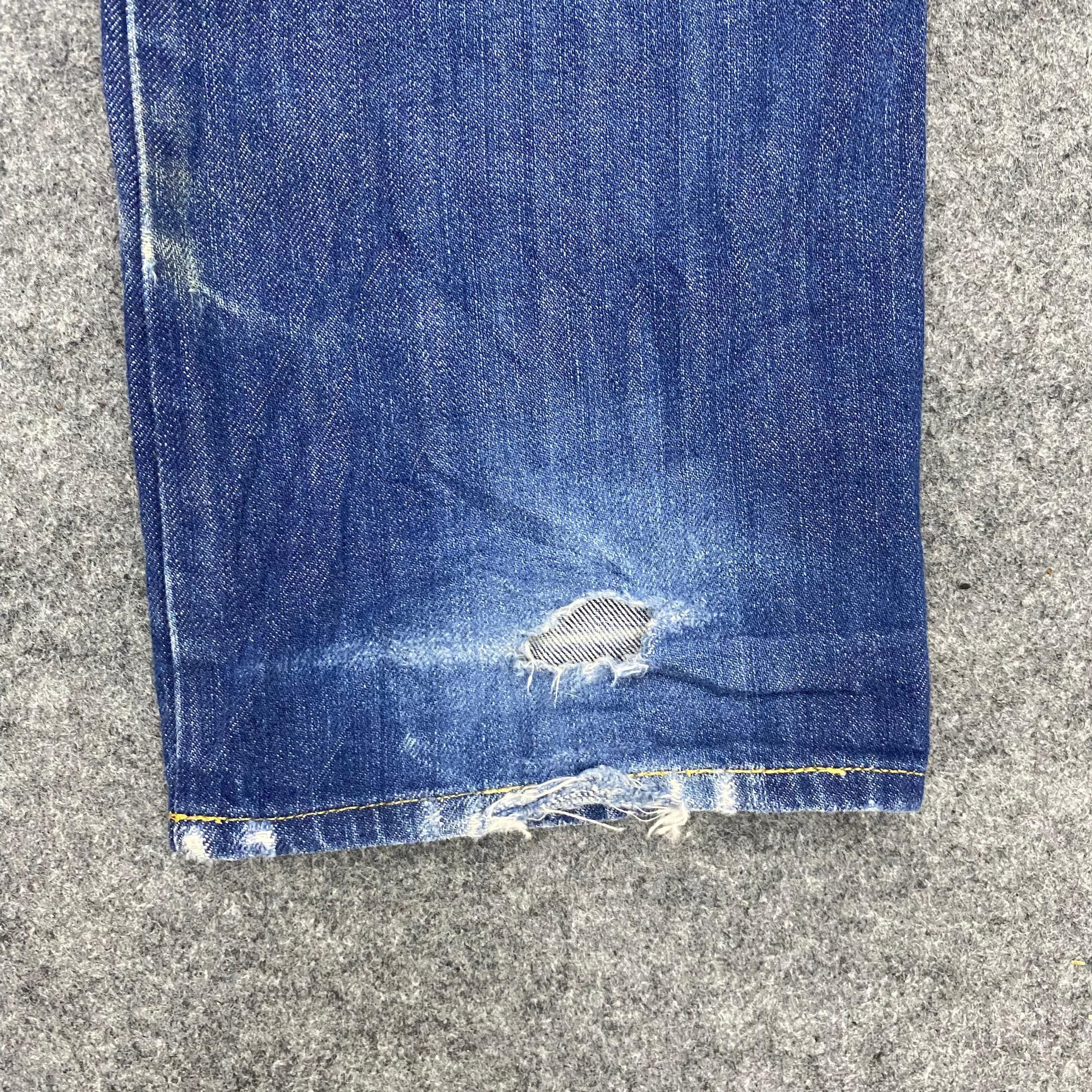 If Six Was Nine 💥Best Offer💥Vintage Gas Jeans designer Distressed Denim Size US 31 - 13 Thumbnail