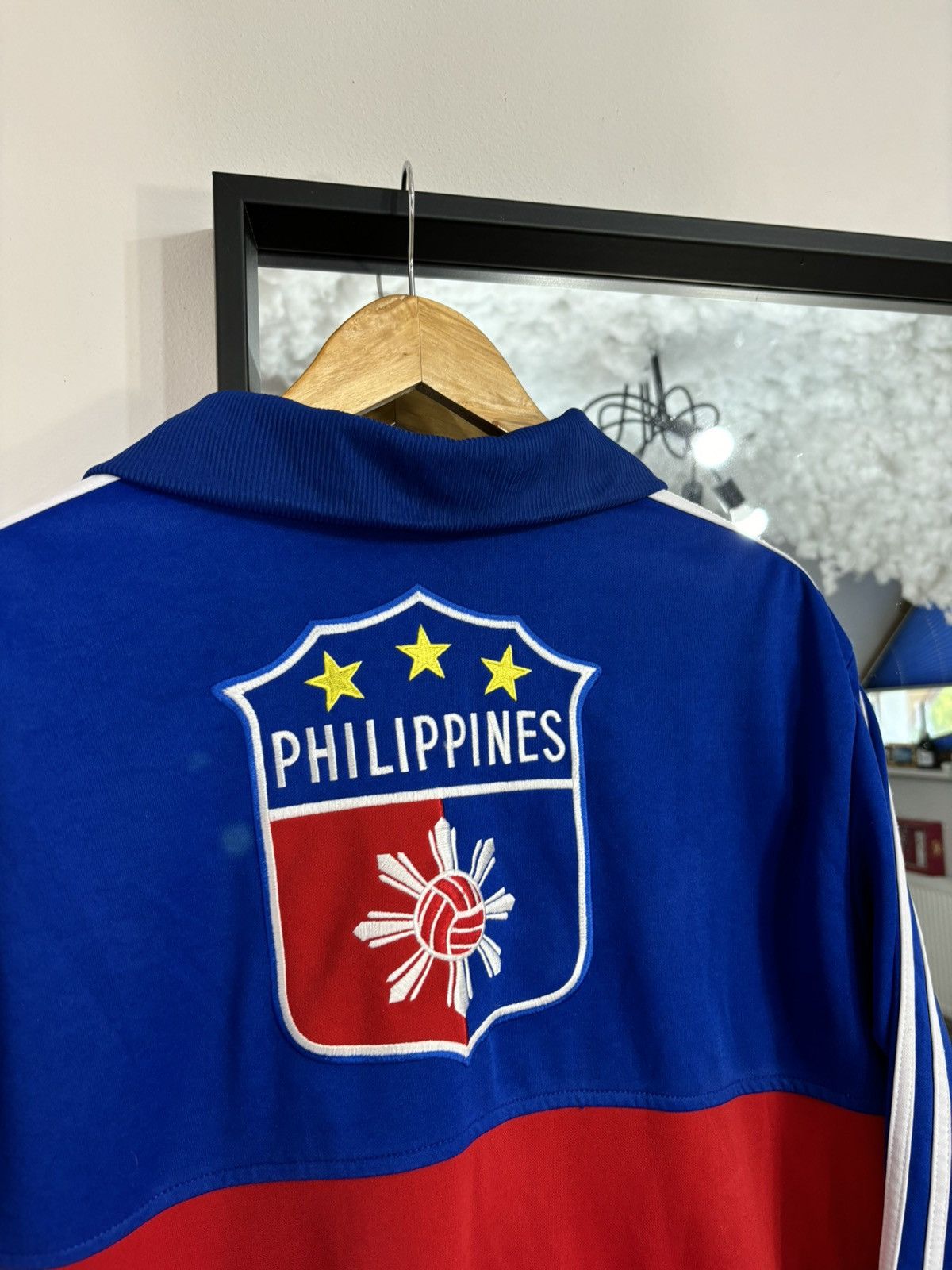 Adidas × Vintage Rare Vintage Adidas Philippines Football Track Jacket Hoodie Size US M / EU 48-50 / 2 - 9 Thumbnail