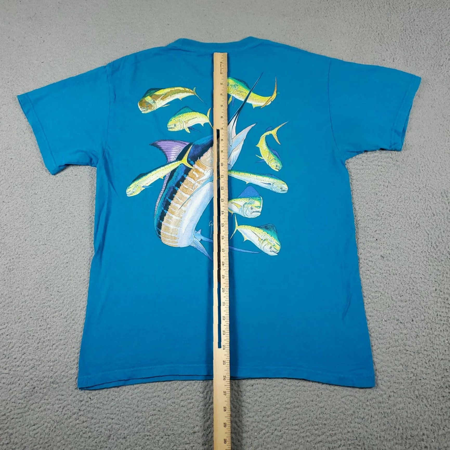 Guy Harvey Guy Harvey T Shirt Mens Medium Blue Graphic Crew Neck Short Sleeve Cotton Logo Vintage? No – Classic Sports Fish Theme Mens Medium Blue Size US M / EU 48-50 / 2 - 7 Thumbnail